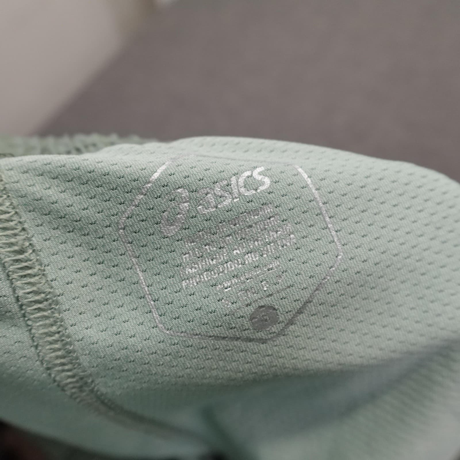 ASICS Shorts Womens Small Green Lined 4.5 In Inseam Running Drawstring Pockets - Thumbnail 8