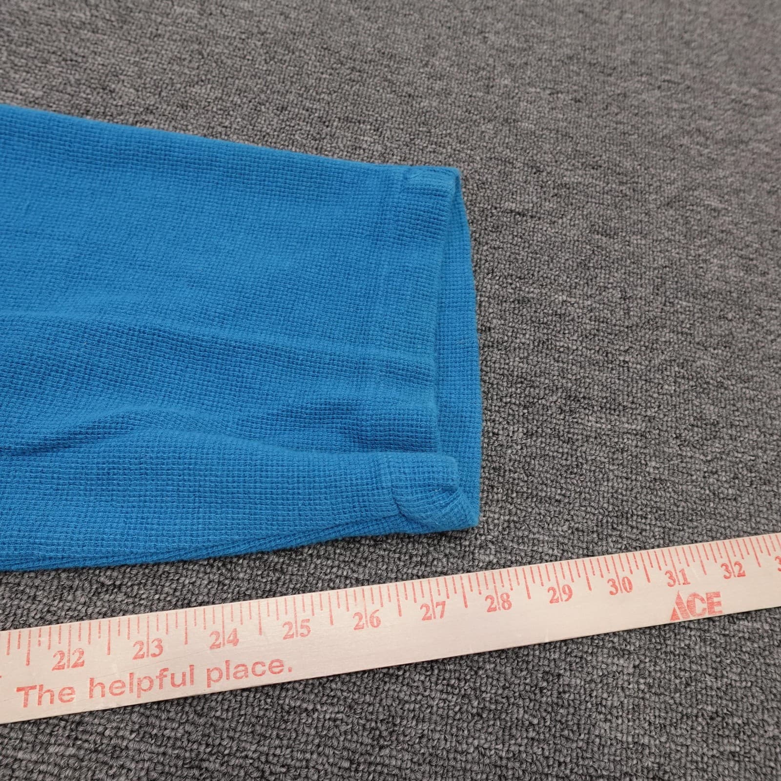 Vintage Johnny Was Lounge Pants Womens Large Blue Thermal Knit Cotton 90s - Thumbnail 8