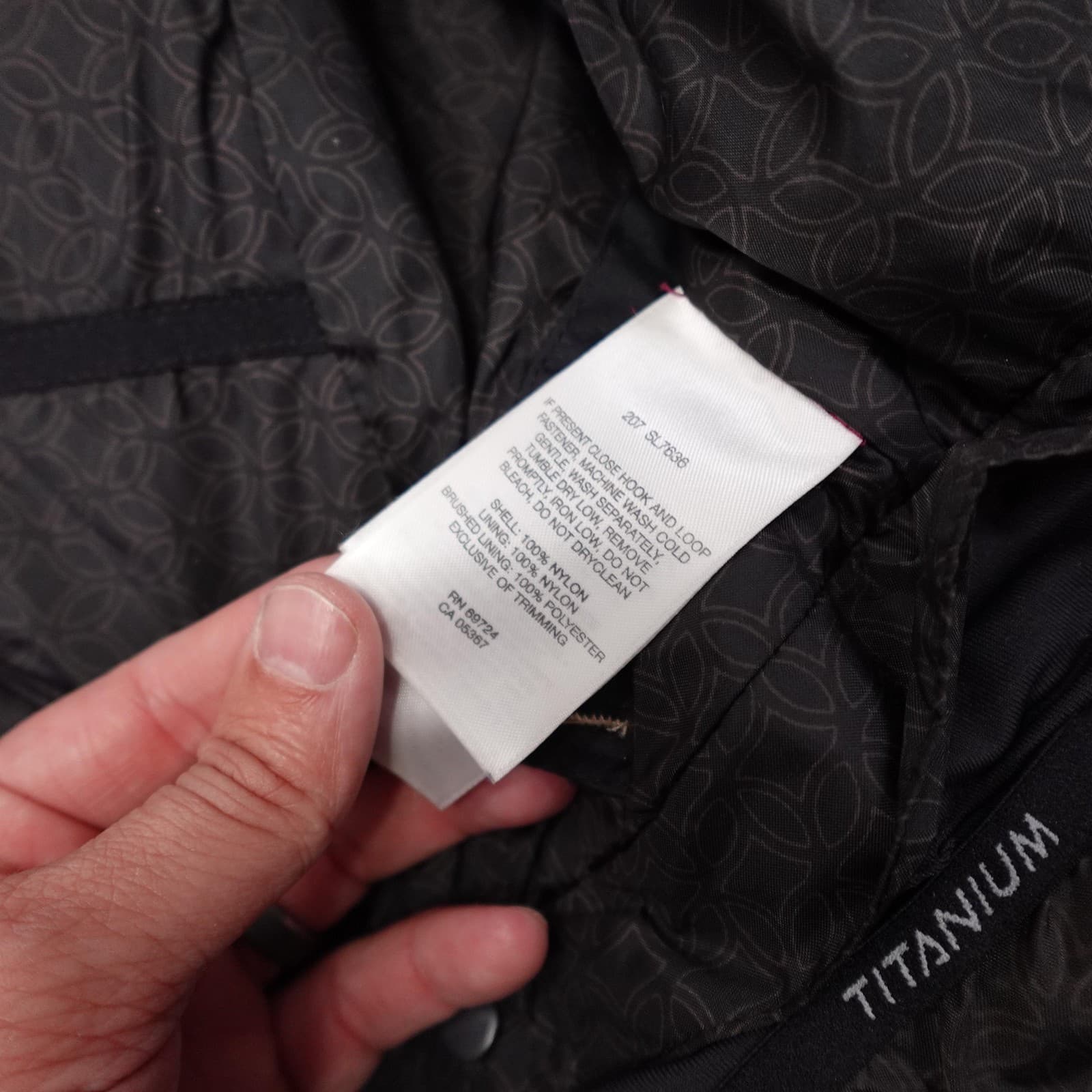 Columbia Titanium Omni-Tech Ski Jacket Womens XL Black Insulated Waterproof - Thumbnail 10