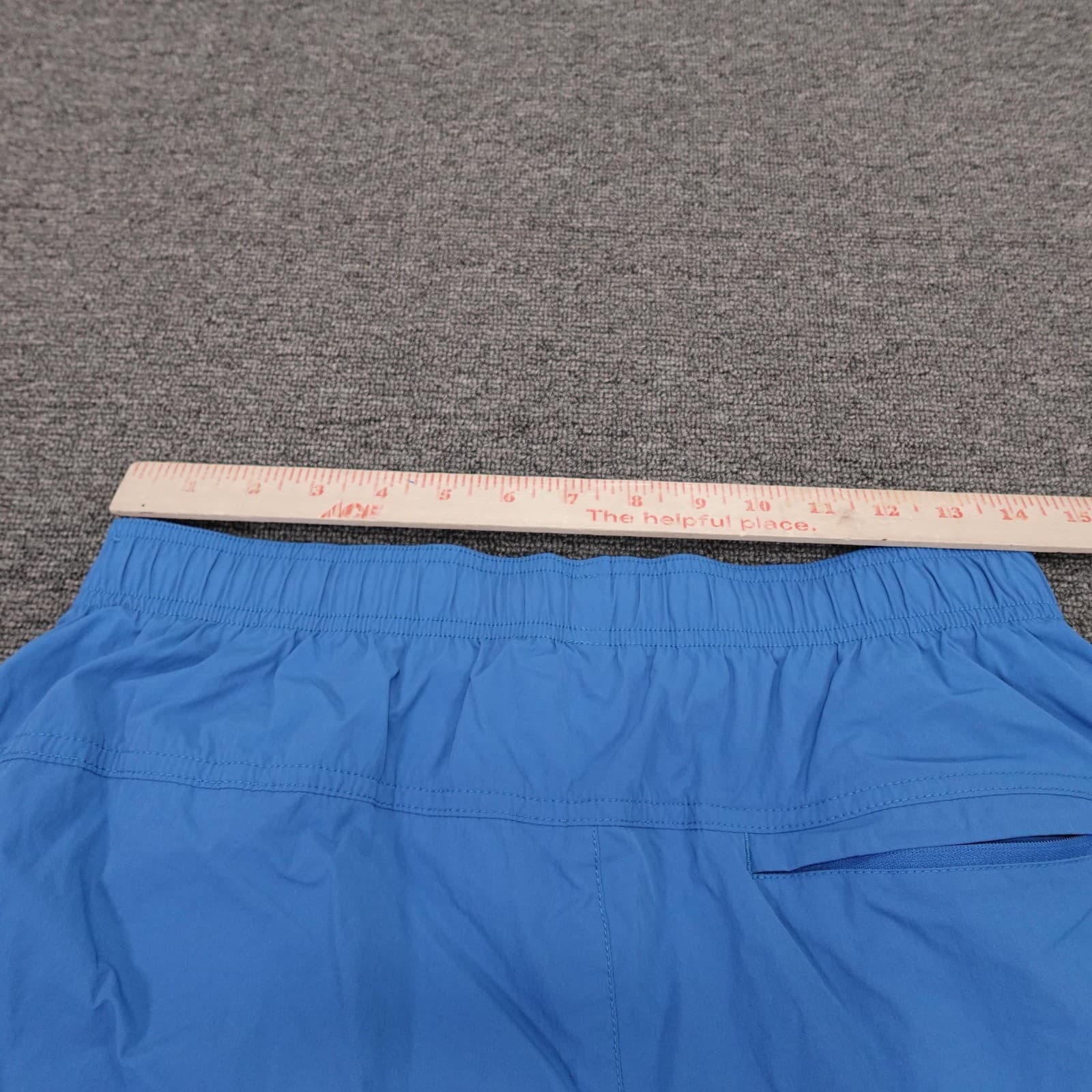 VRST Swim Shorts Mens Medium Blue Solid Mesh Lined Trunks Drawstring - Thumbnail 6