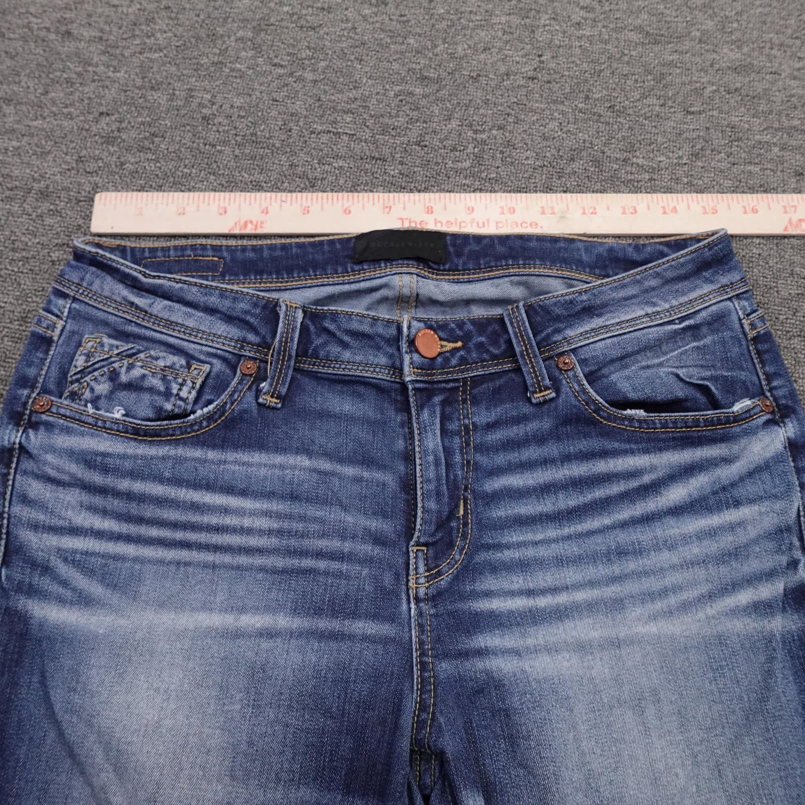 Buckle Black Fit No. 53 Jeans Womens 29x32 Blue Medium Wash Skinny Stretch Denim - Thumbnail 7