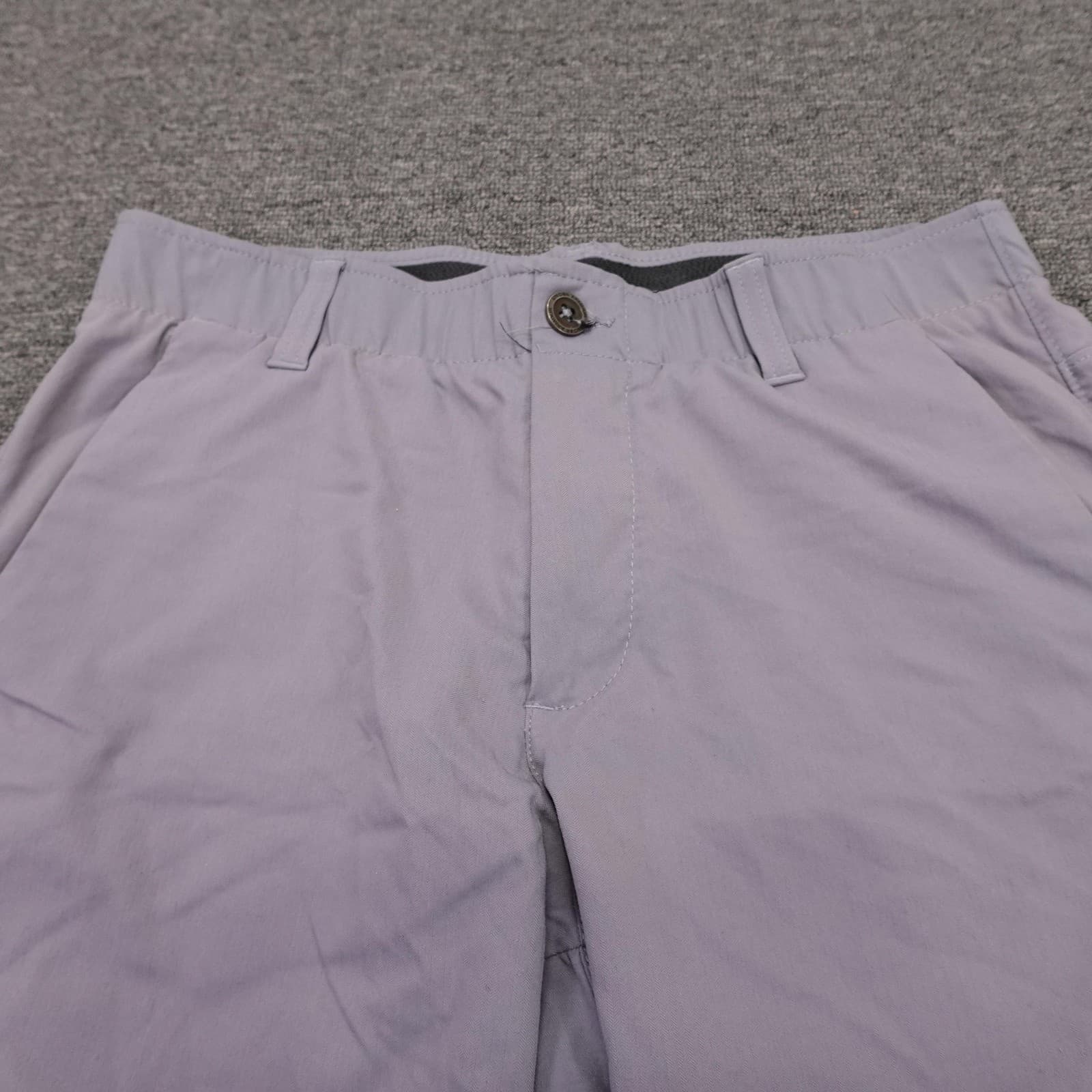 Under Armour Shorts Mens 30 Purple HeatGear Golf Stretch Quick Dry 11 Inseam - Thumbnail 2