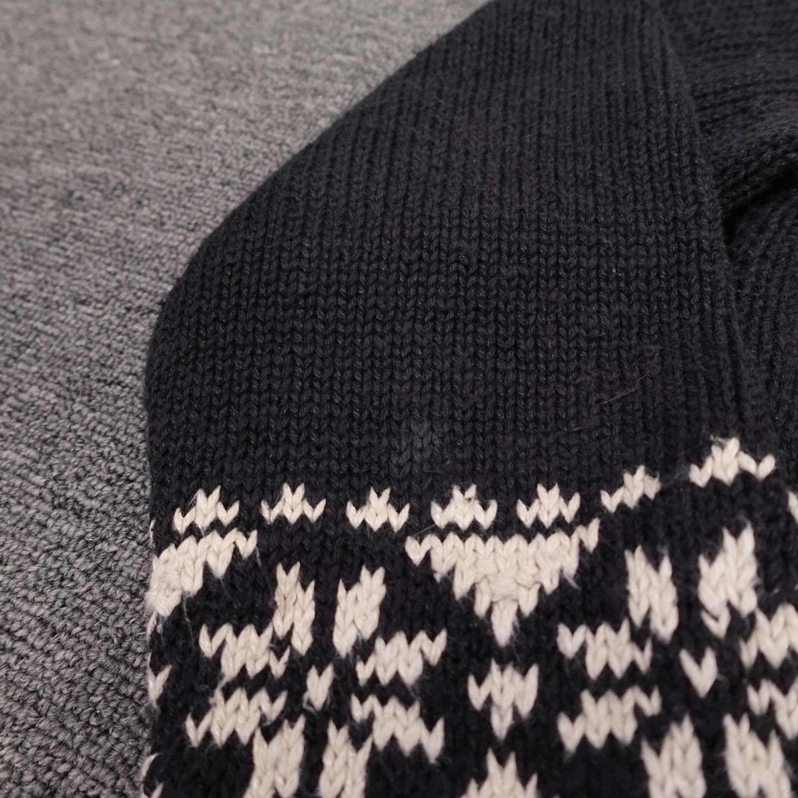 Vintage Lauren Ralph Lauren Sweater Large Downhill Ski Fair Isle Mock 90s - Thumbnail 5