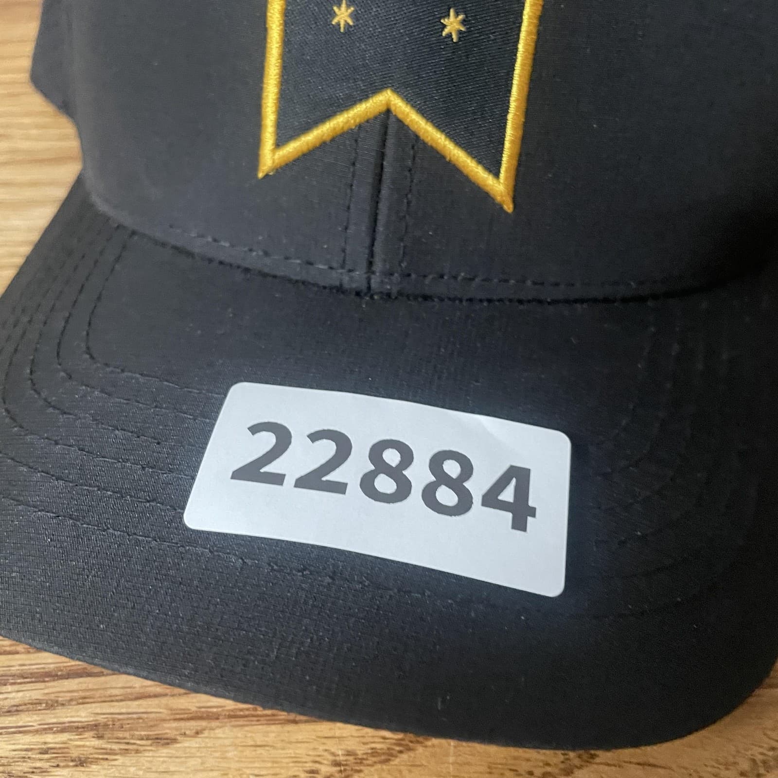 The Charge Hat Cap Snap Back Black Gold Embroidered Perforated Mesh Mens Golf - Thumbnail 8