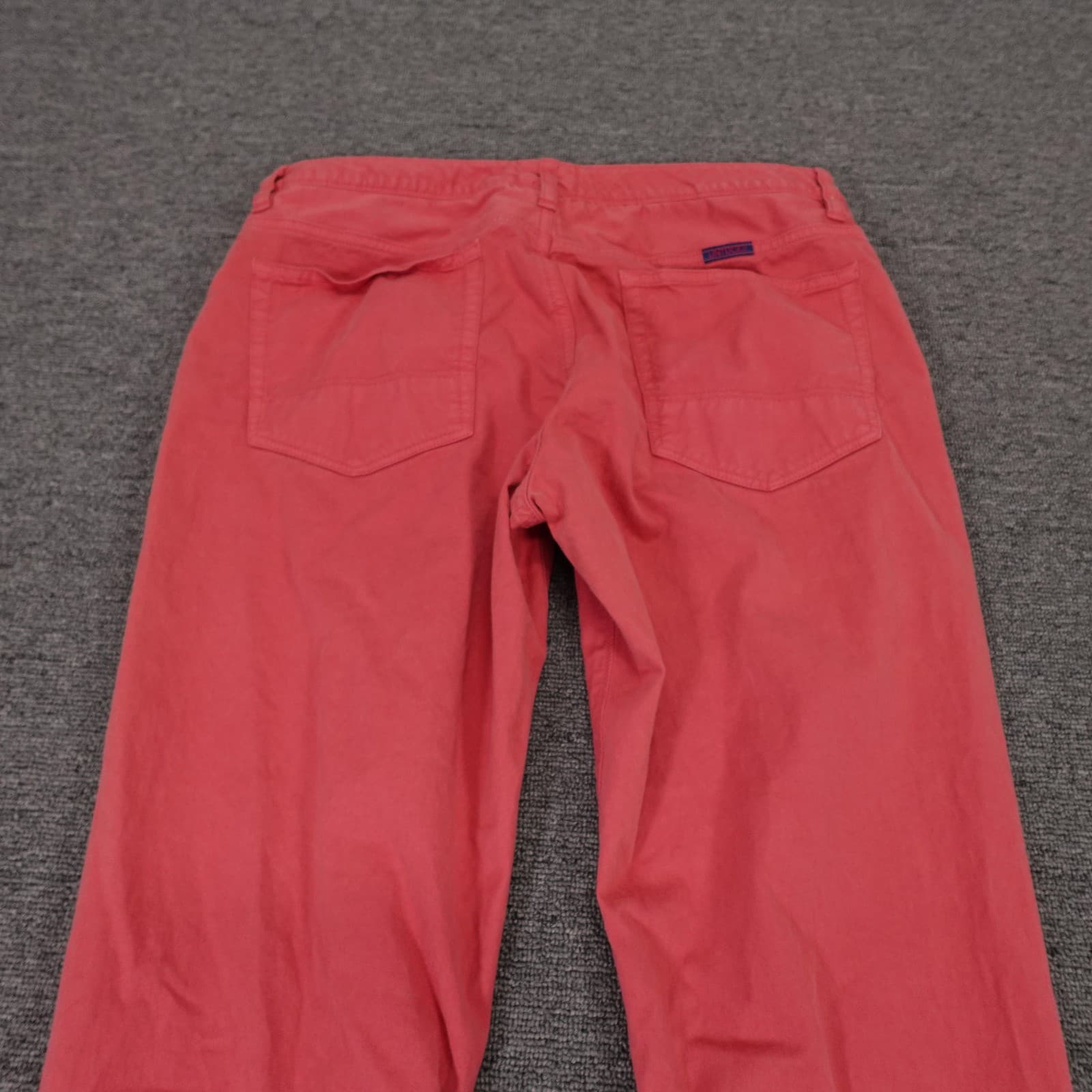 UNTUCKit Pants Mens 32x31 Pink Straight Fit Canvas Chino Stretch 5 Pocket Preppy - Thumbnail 4