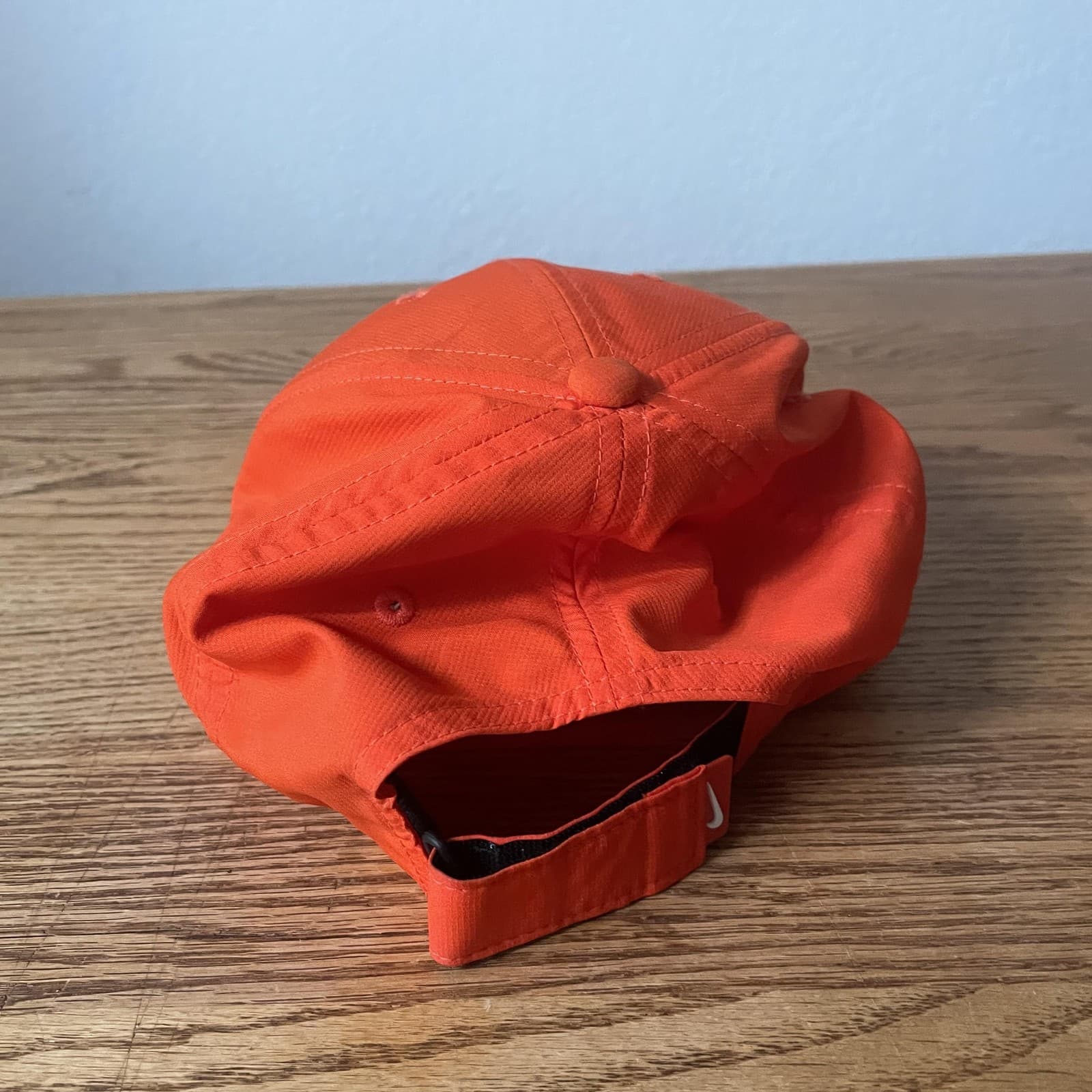 Clemson Tigers Hat Cap Strap Back Mens One Size NCAA Football Dri Fit Nike - Thumbnail 4