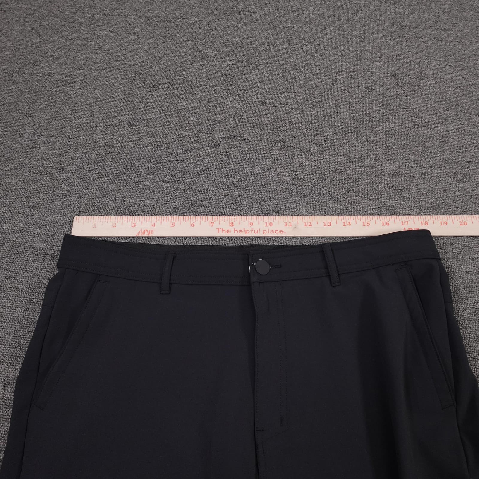 Hurley Pants Mens 34x30 Black Stretch Chino Straight Leg Casual Performance - Thumbnail 8