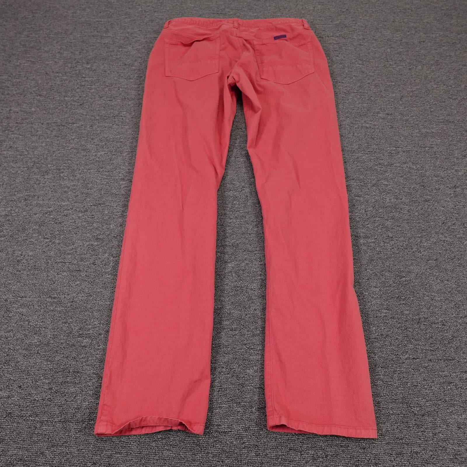UNTUCKit Pants Mens 32x31 Pink Straight Fit Canvas Chino Stretch 5 Pocket Preppy - Thumbnail 3