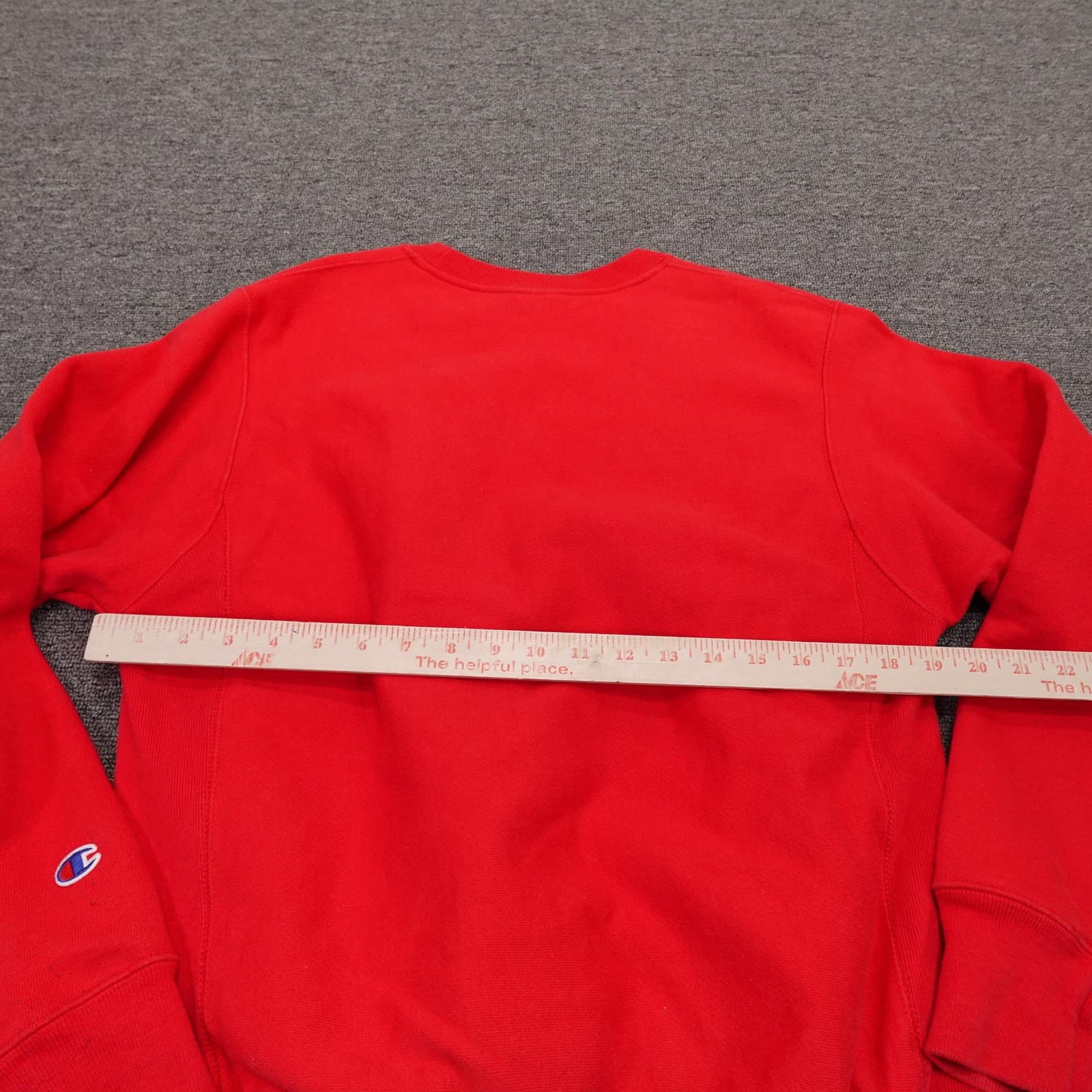 Vintage Champion Reverse Weave Sweatshirt Mens Small Red Maryland Fleece College - Thumbnail 7