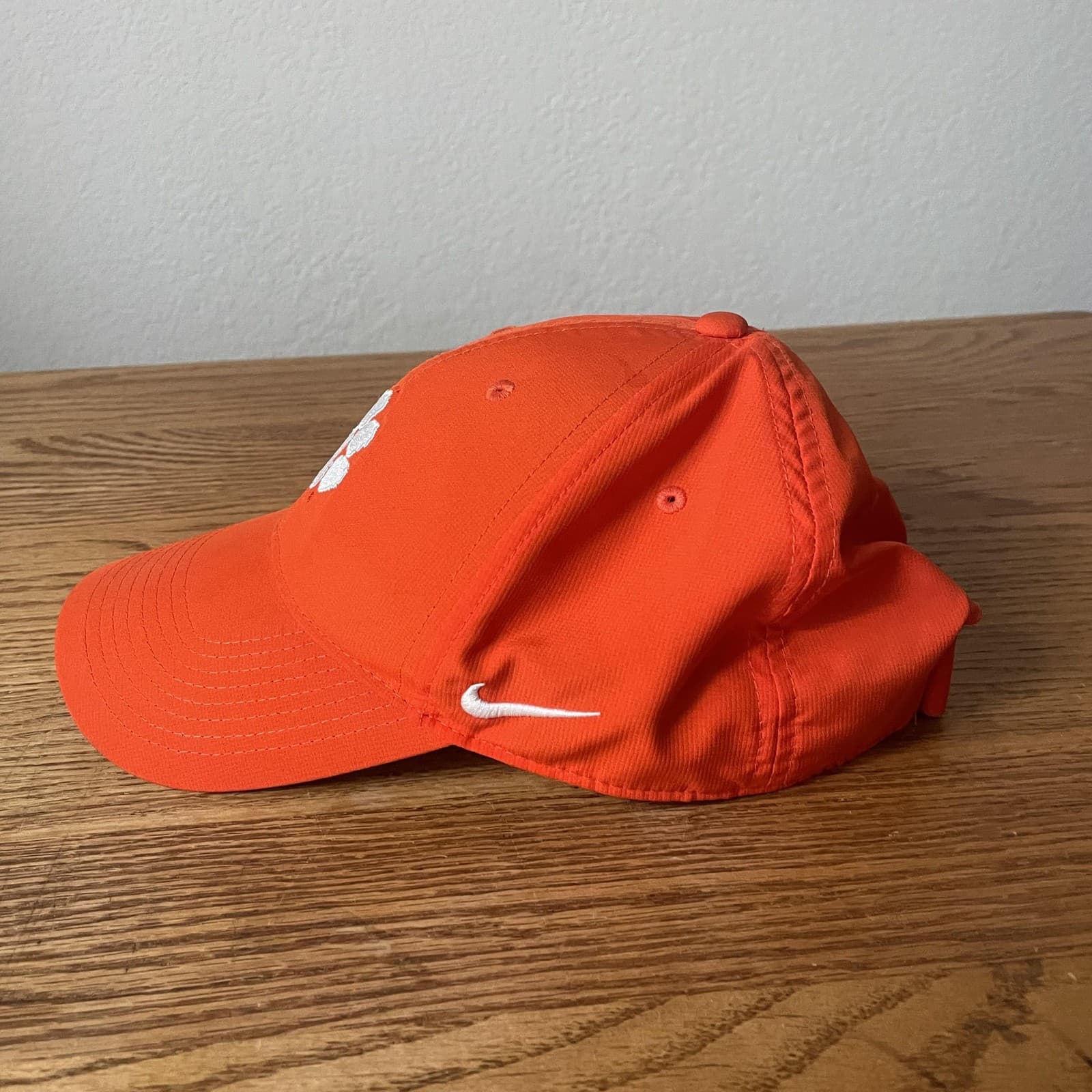 Clemson Tigers Hat Cap Strap Back Mens One Size NCAA Football Dri Fit Nike - Thumbnail 3