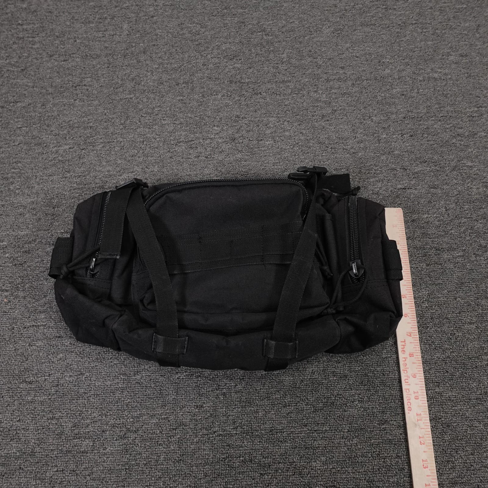 Voodoo Tactical Gear Bag Black Nylon One Size MOLLE Hunting Waist Butt Pack - Thumbnail 7