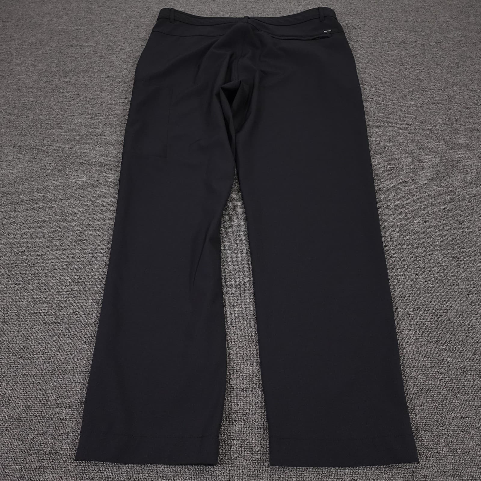 Hurley Pants Mens 34x30 Black Stretch Chino Straight Leg Casual Performance - Thumbnail 3