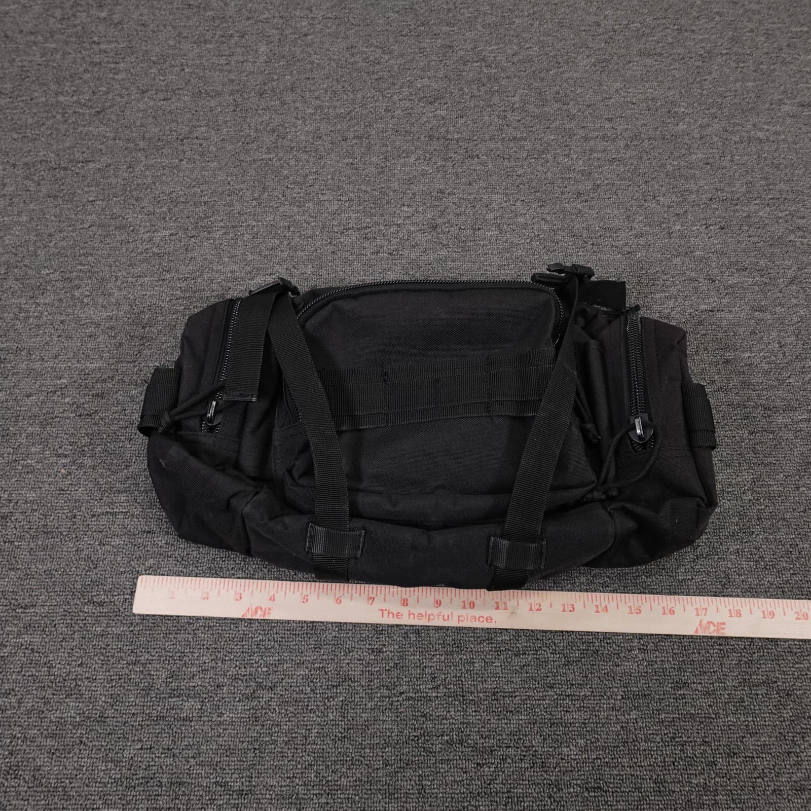 Voodoo Tactical Gear Bag Black Nylon One Size MOLLE Hunting Waist Butt Pack - Thumbnail 6