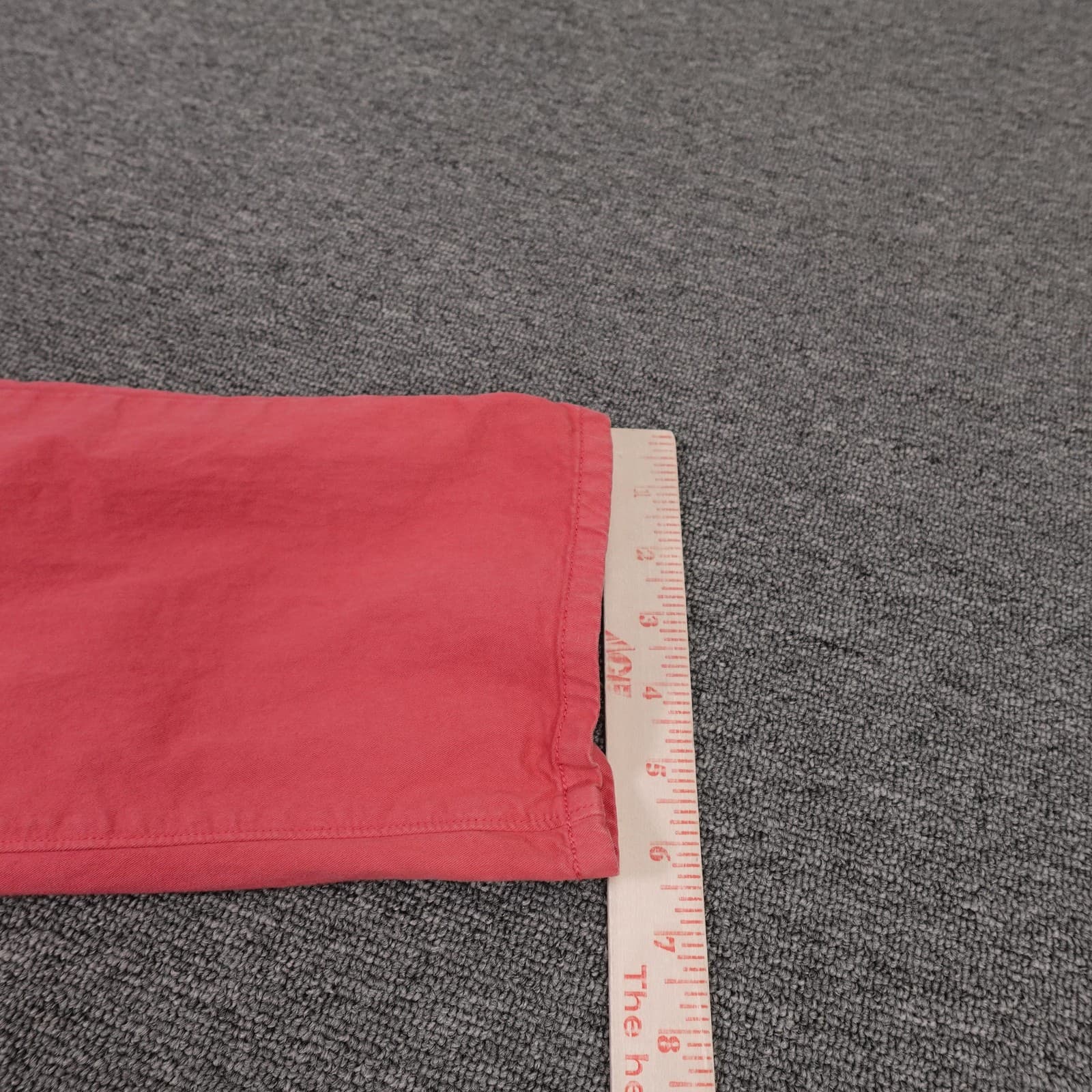 UNTUCKit Pants Mens 32x31 Pink Straight Fit Canvas Chino Stretch 5 Pocket Preppy - Thumbnail 8