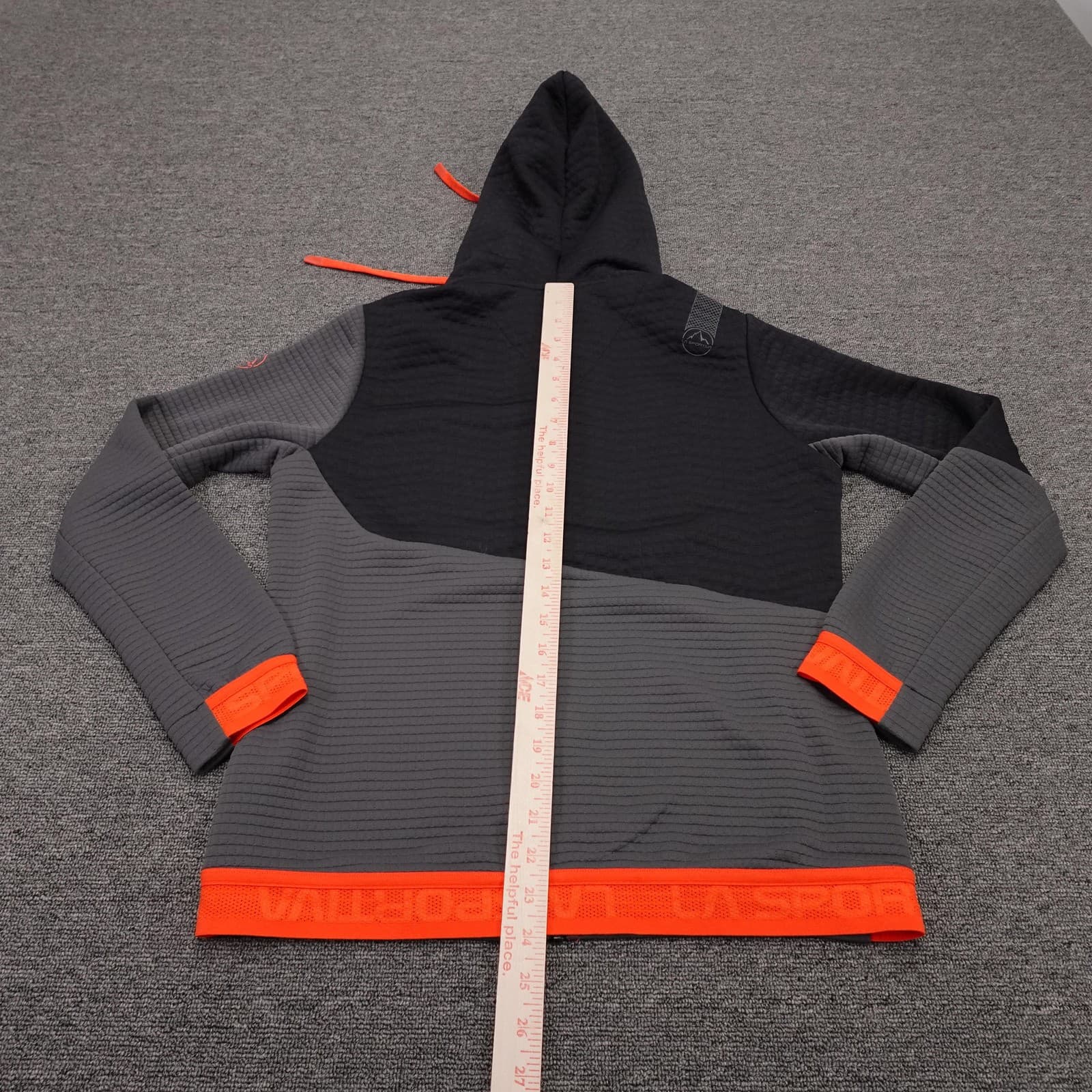 La Sportiva Hoodie Womens Medium Gray Full Zip Method Hoody Climbing Fleece - Thumbnail 8