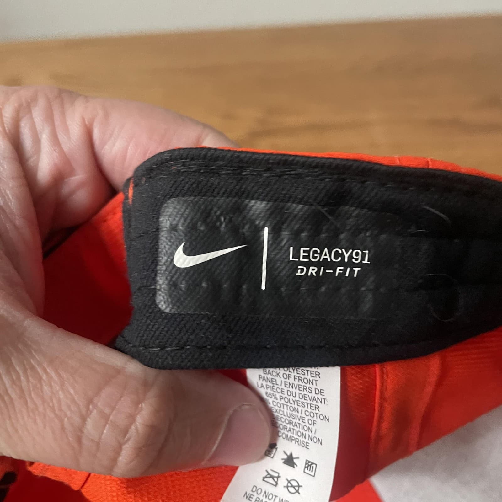 Clemson Tigers Hat Cap Strap Back Mens One Size NCAA Football Dri Fit Nike - Thumbnail 6