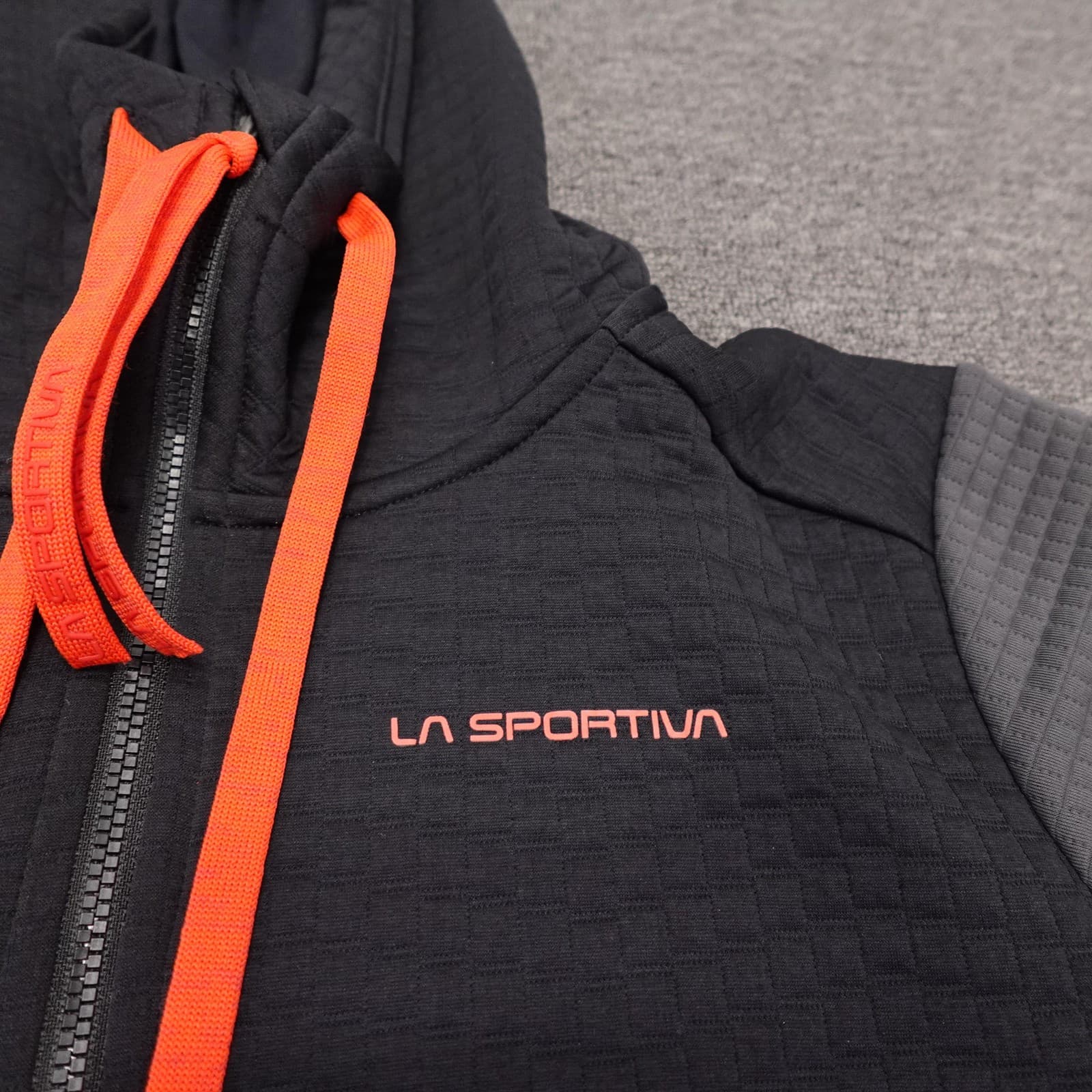 La Sportiva Hoodie Womens Medium Gray Full Zip Method Hoody Climbing Fleece - Thumbnail 4