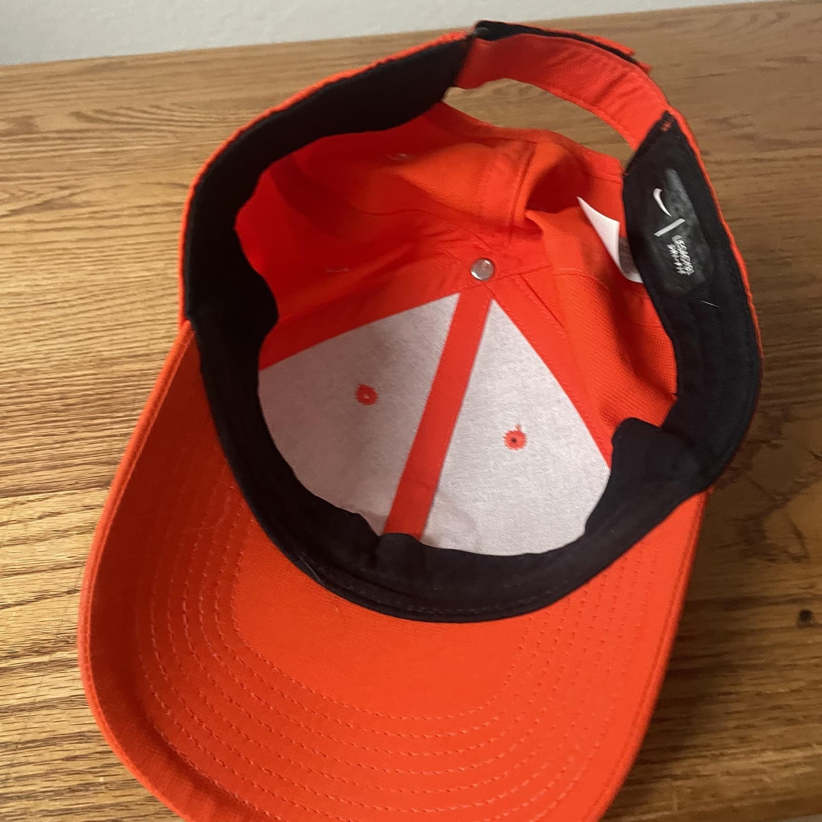 Clemson Tigers Hat Cap Strap Back Mens One Size NCAA Football Dri Fit Nike - Thumbnail 8