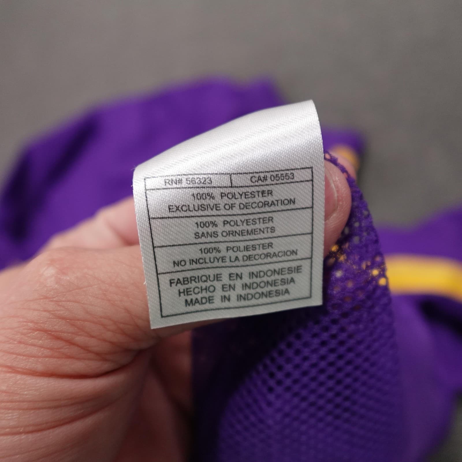 Vintage LSU Tigers Jacket XL Purple NCAA Football Nike Quarter Zip Swoosh Y2K - Thumbnail 9