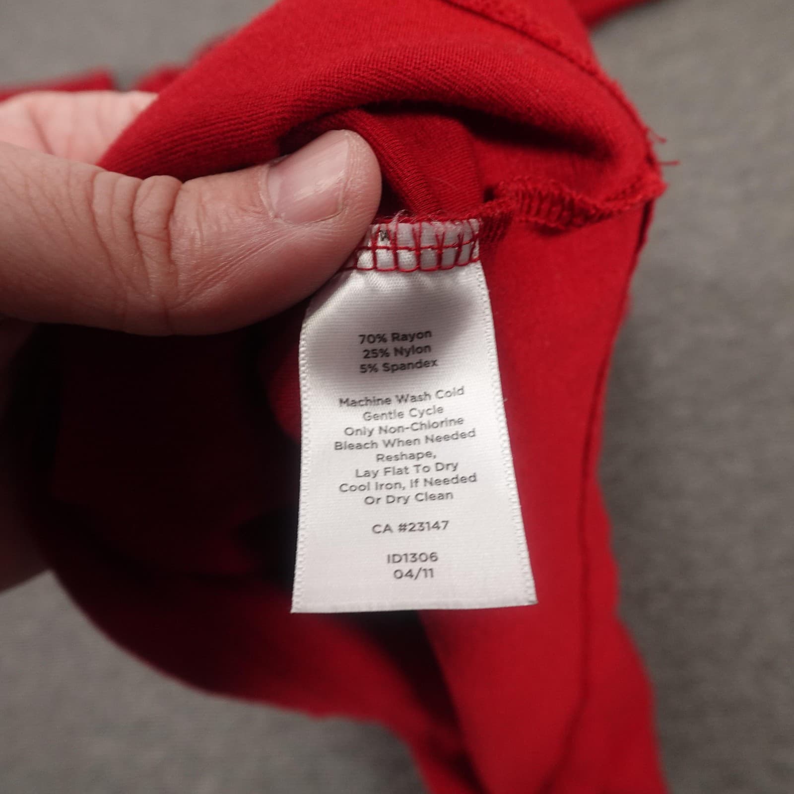 Talbots Dress Womens 4 Red Knot Shoulder Boat Neck 3/4 Sleeve Shift Stretch - Thumbnail 8