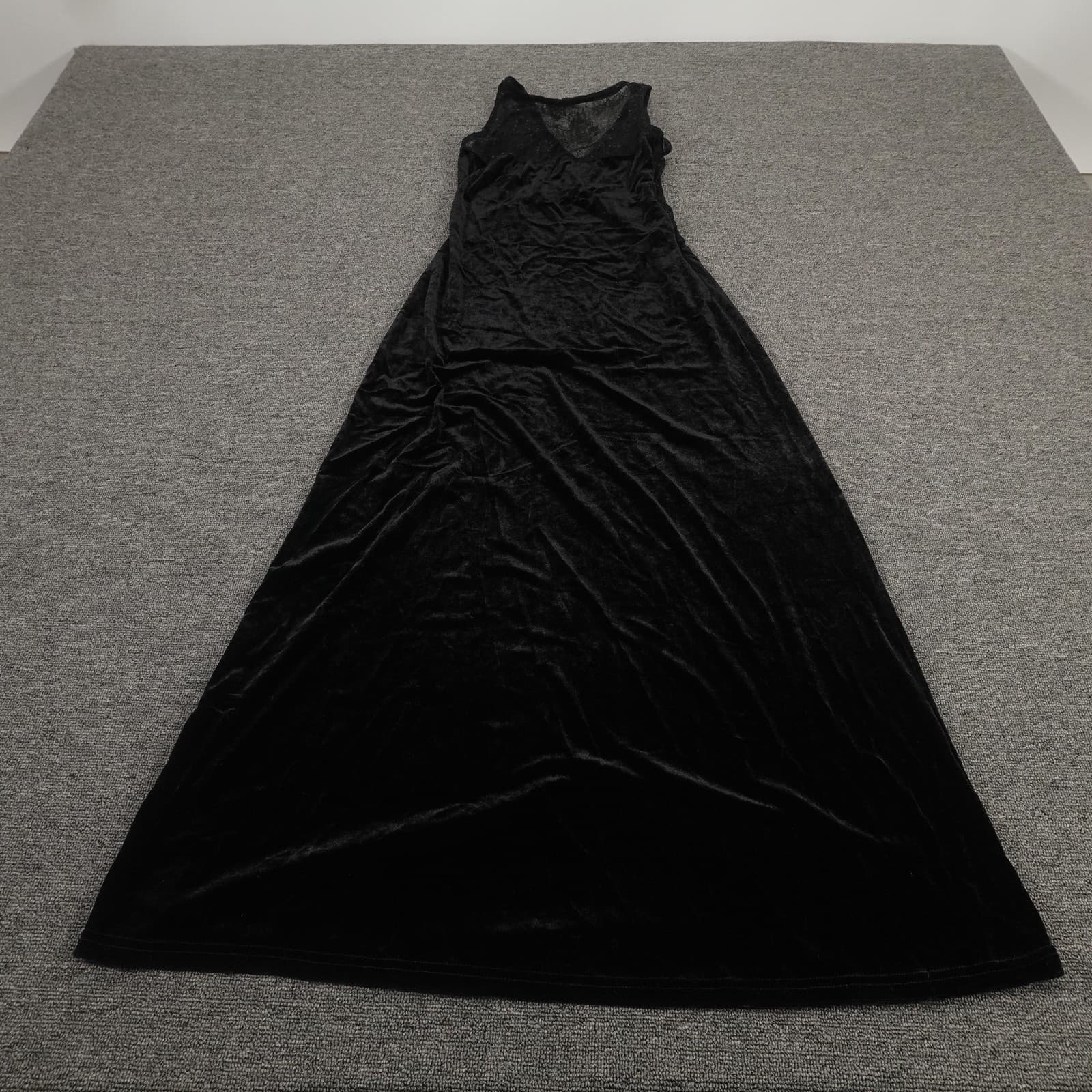 Cider Dress Womens Small Black Whimsigoth Boho Witchy Y2K Lace Babydoll Maxi - Thumbnail 10