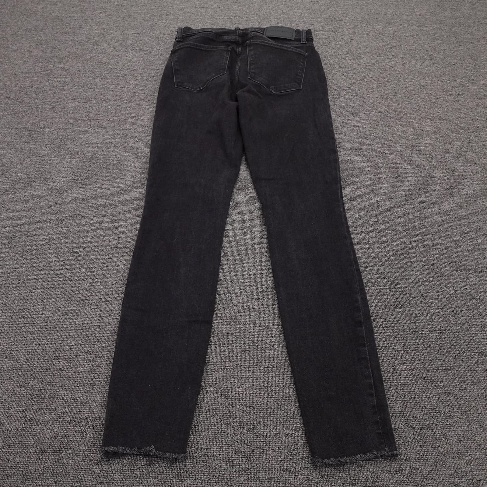 Lucky Brand Jeans Womens 4/27 L Charcoal Wash Ava Mid Rise Skinny Stretch Denim - Thumbnail 3