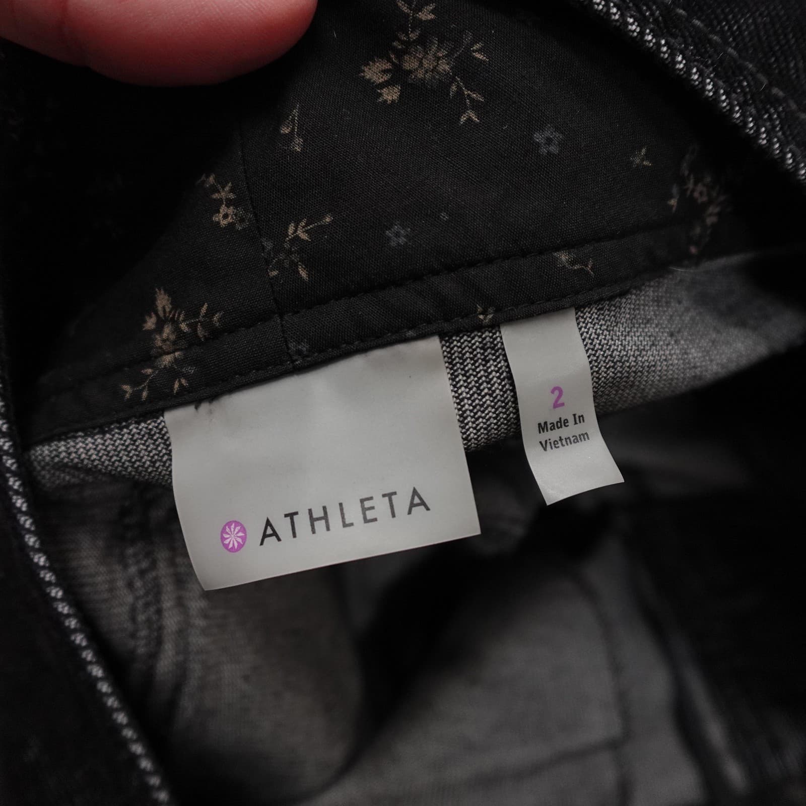 Athleta Skirt Womens 2 Gray Corduroy Denim Style Short Stretch Casual Fall - Thumbnail 6