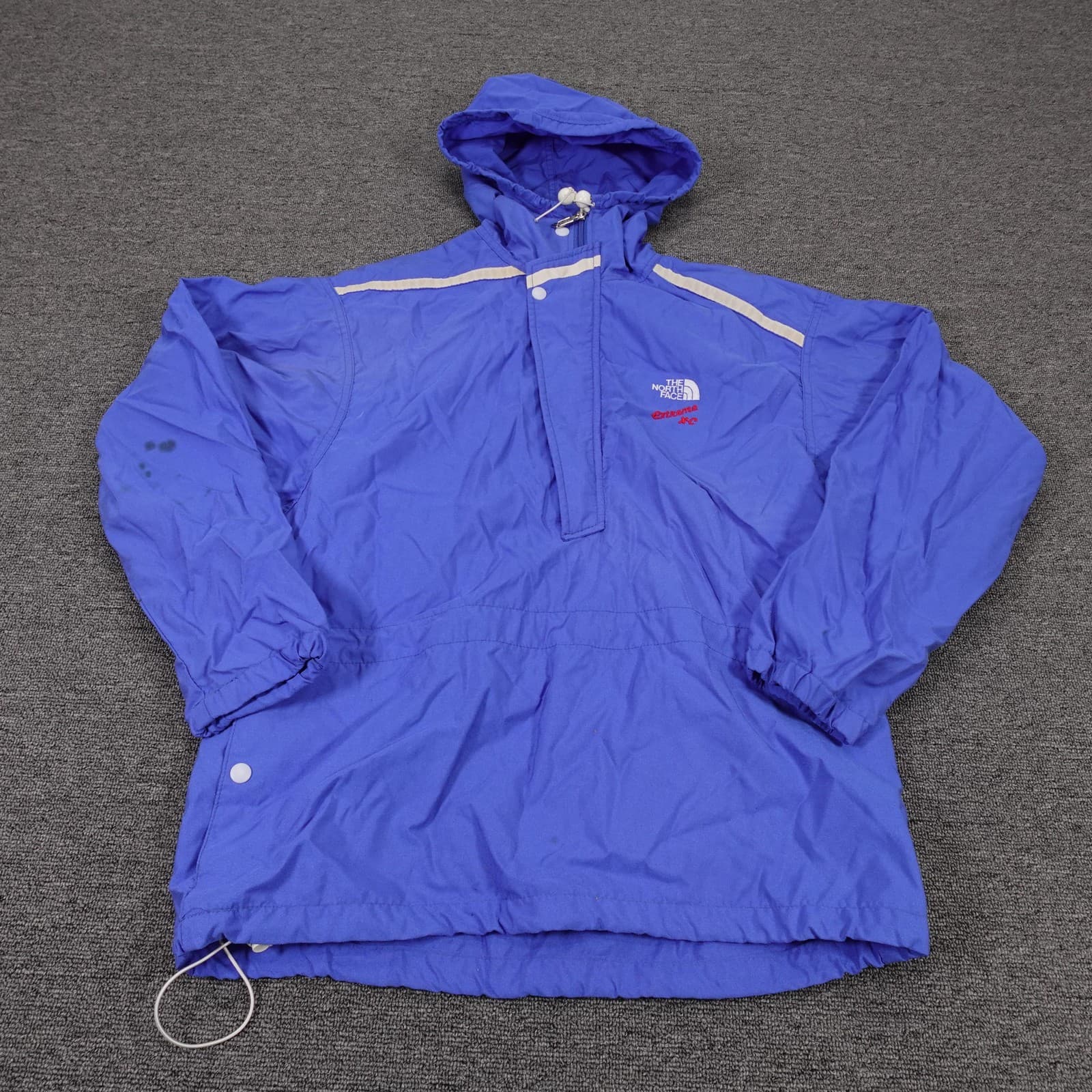 Vintage The North Face Jacket Womens XS Blue Extreme Hooded Ski Anorak USA 90s