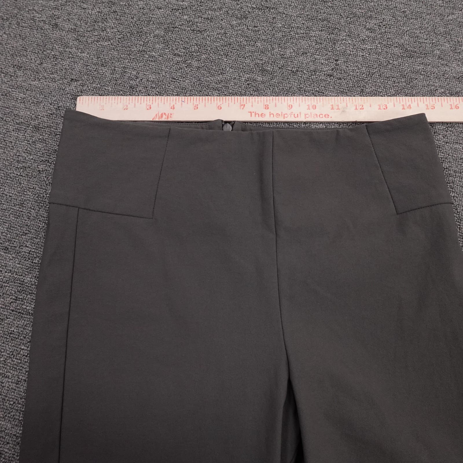 Athleta Pants Womens 10 Gray Wander Slim Straight Crop High Rise Ankle Slit - Thumbnail 8