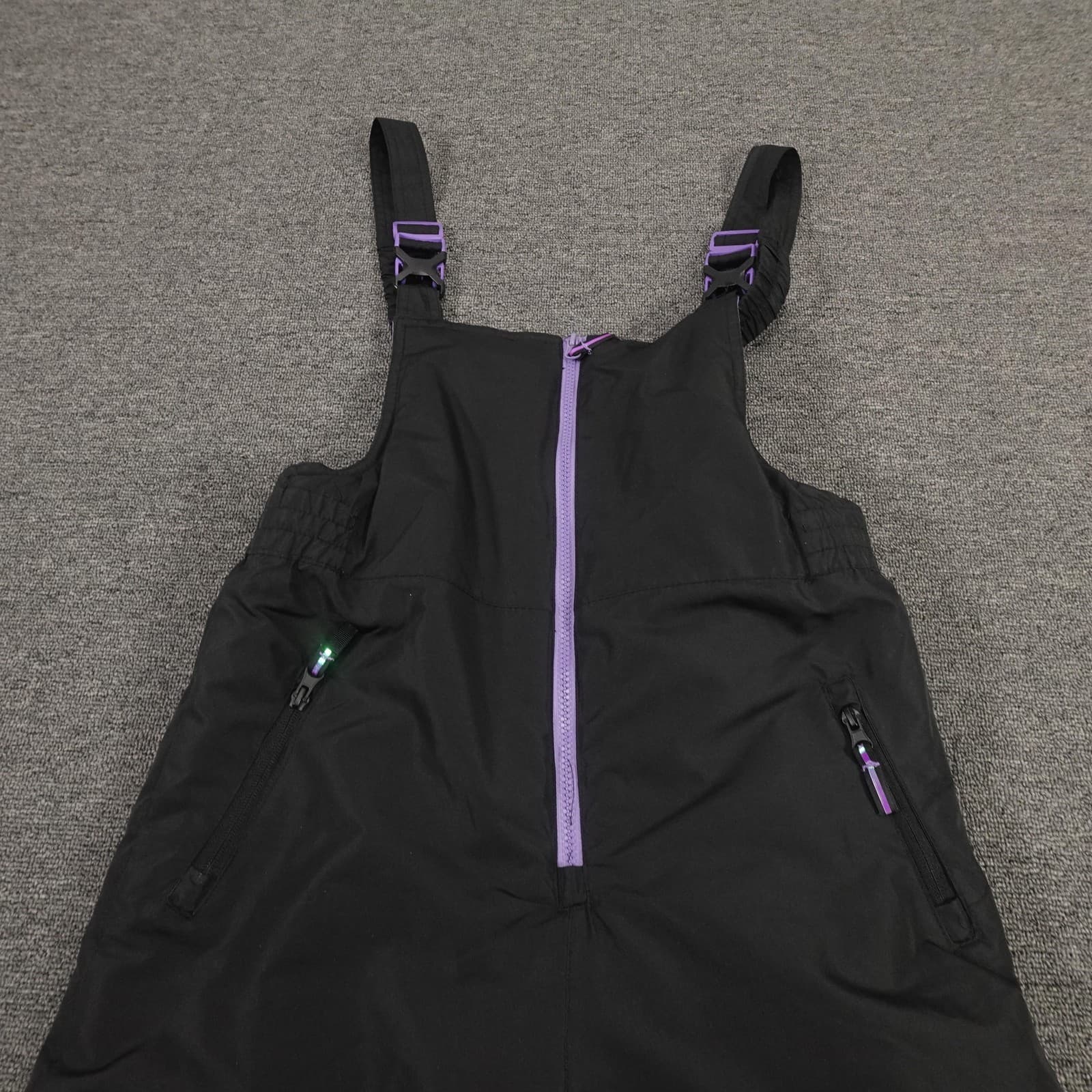 Champion Ski Pants Youth XL 14-16 Black Insulated Bib Adjustable Snowboard - Thumbnail 3