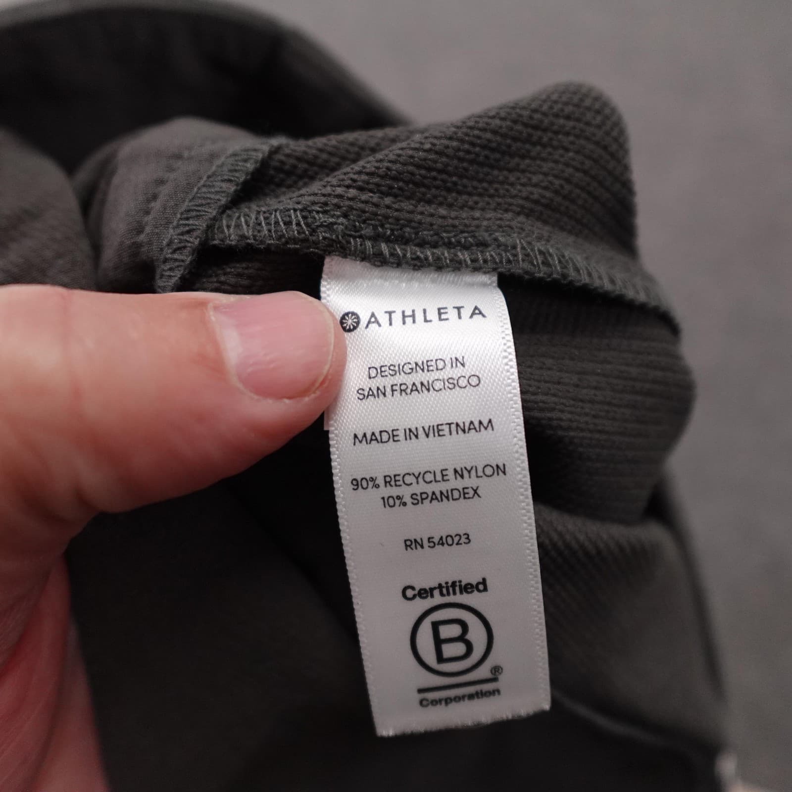 Athleta Pants Womens 10 Gray Wander Slim Straight Crop High Rise Ankle Slit - Thumbnail 7