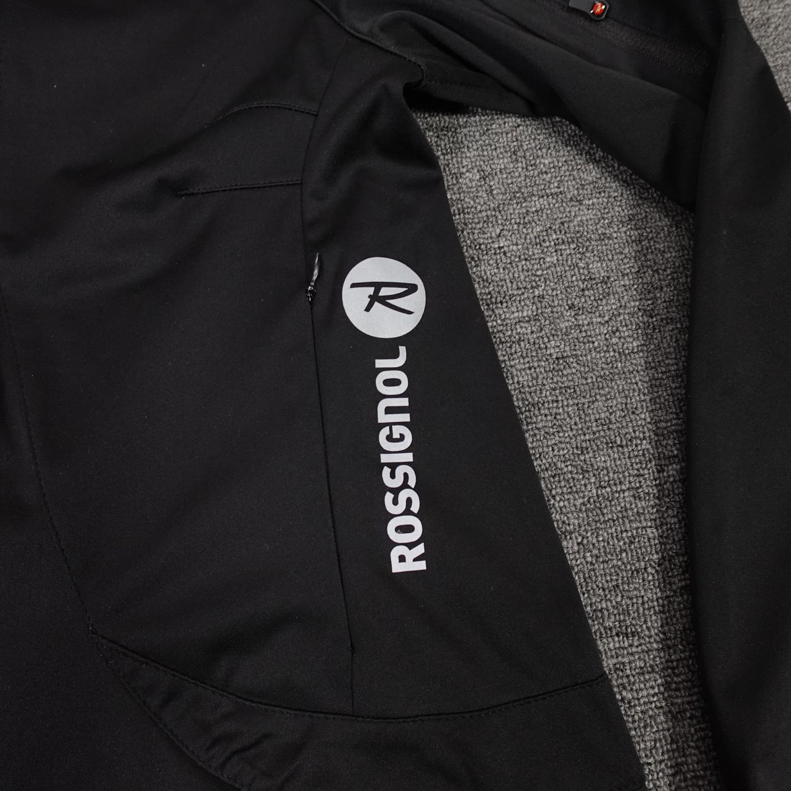 Rossignol Jacket Womens 10 Black Softshell Full Zip Cycling Ski Windbreaker - Thumbnail 2