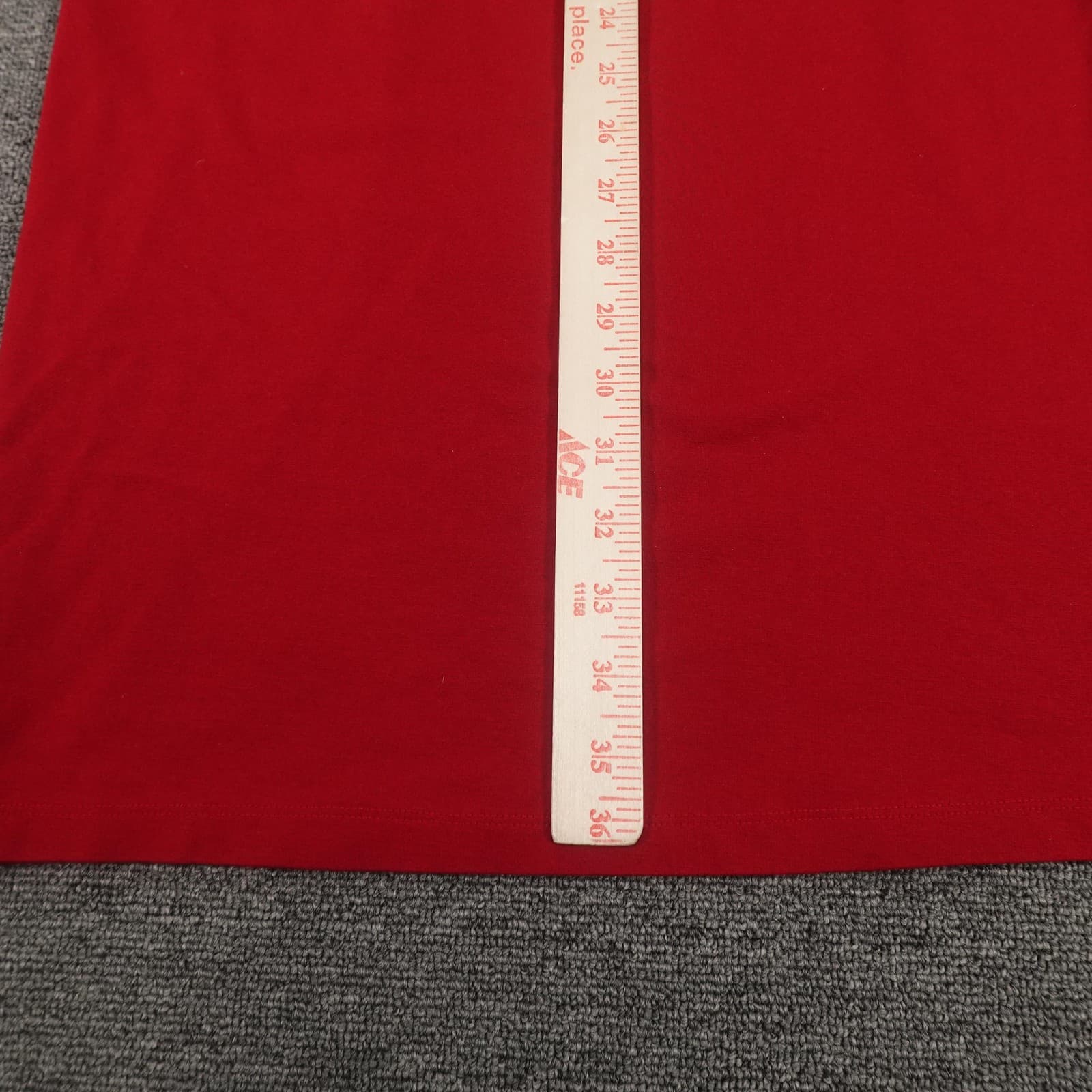 Talbots Dress Womens 4 Red Knot Shoulder Boat Neck 3/4 Sleeve Shift Stretch - Thumbnail 7