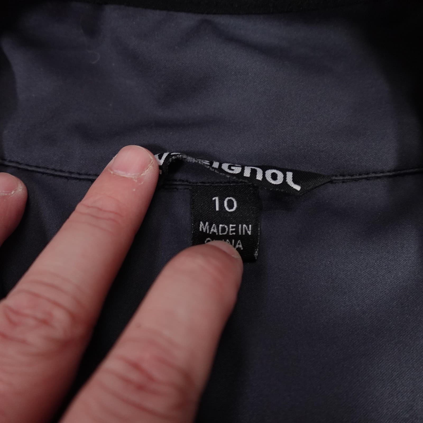 Rossignol Jacket Womens 10 Black Softshell Full Zip Cycling Ski Windbreaker - Thumbnail 4