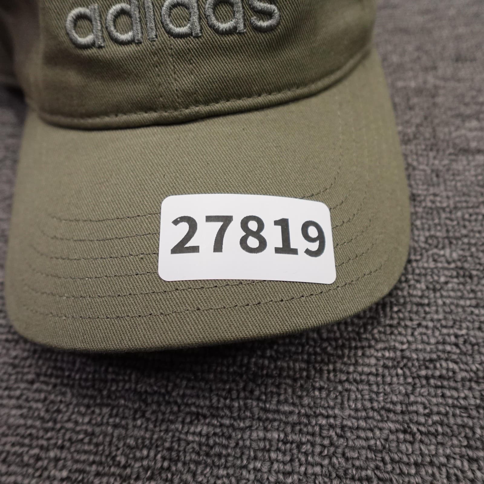 Adidas Hat Cap Strap Back Mens One Size Green Twill Dad Baseball Logo Cotton - Thumbnail 9