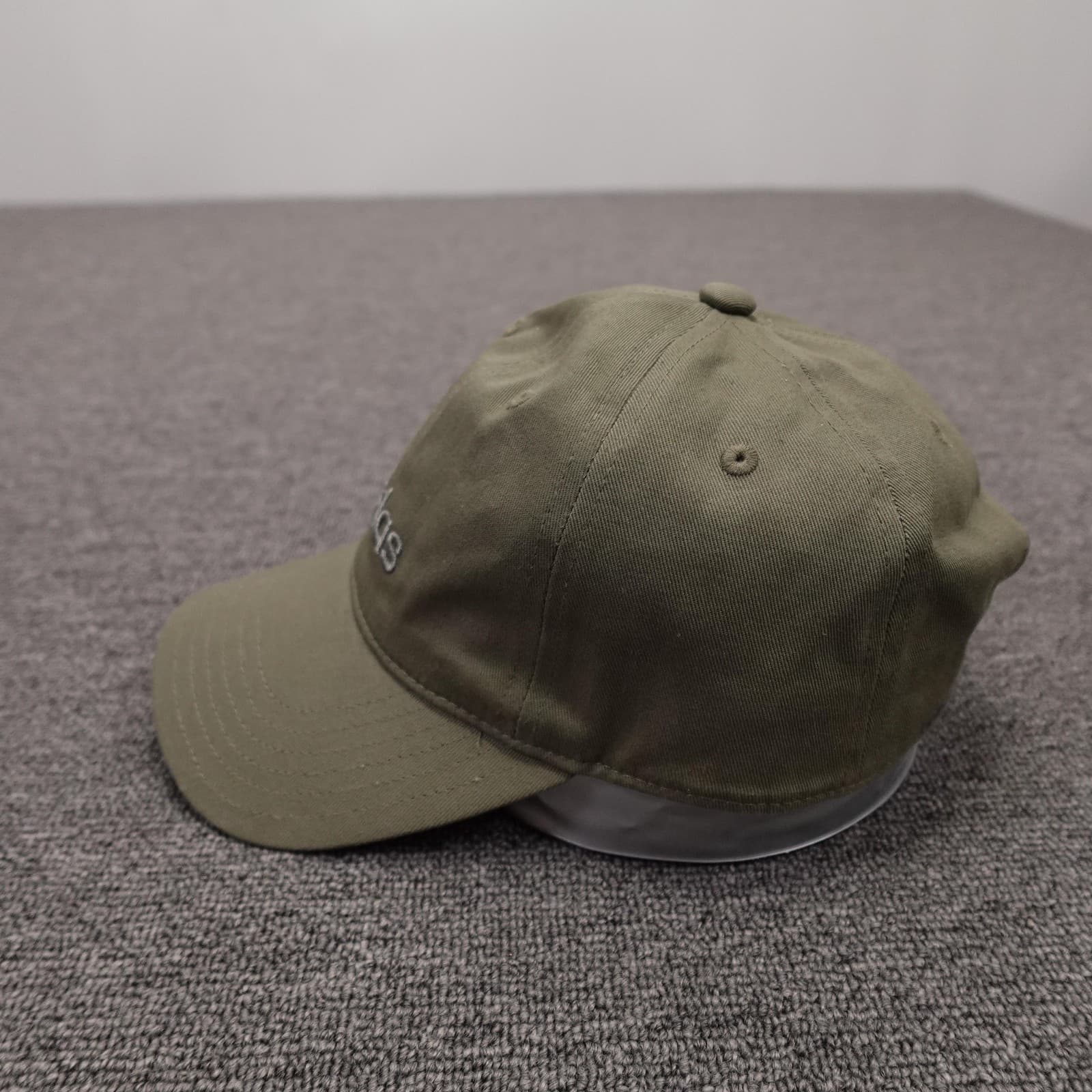 Adidas Hat Cap Strap Back Mens One Size Green Twill Dad Baseball Logo Cotton - Thumbnail 3