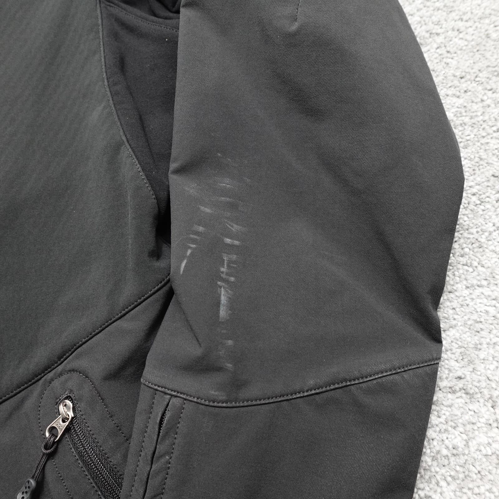 Patagonia Jacket Mens Medium Black Softshell Full Zip Stretch Outdoor Hiking - Thumbnail 2