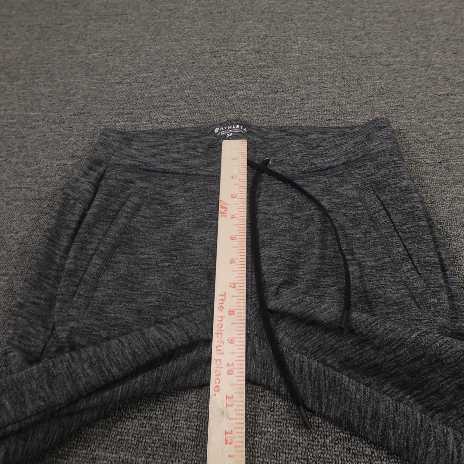 Athleta Jogger Pants Womens XS Gray Knit Ankle Zip Pockets Athletic Yoga - Thumbnail 9