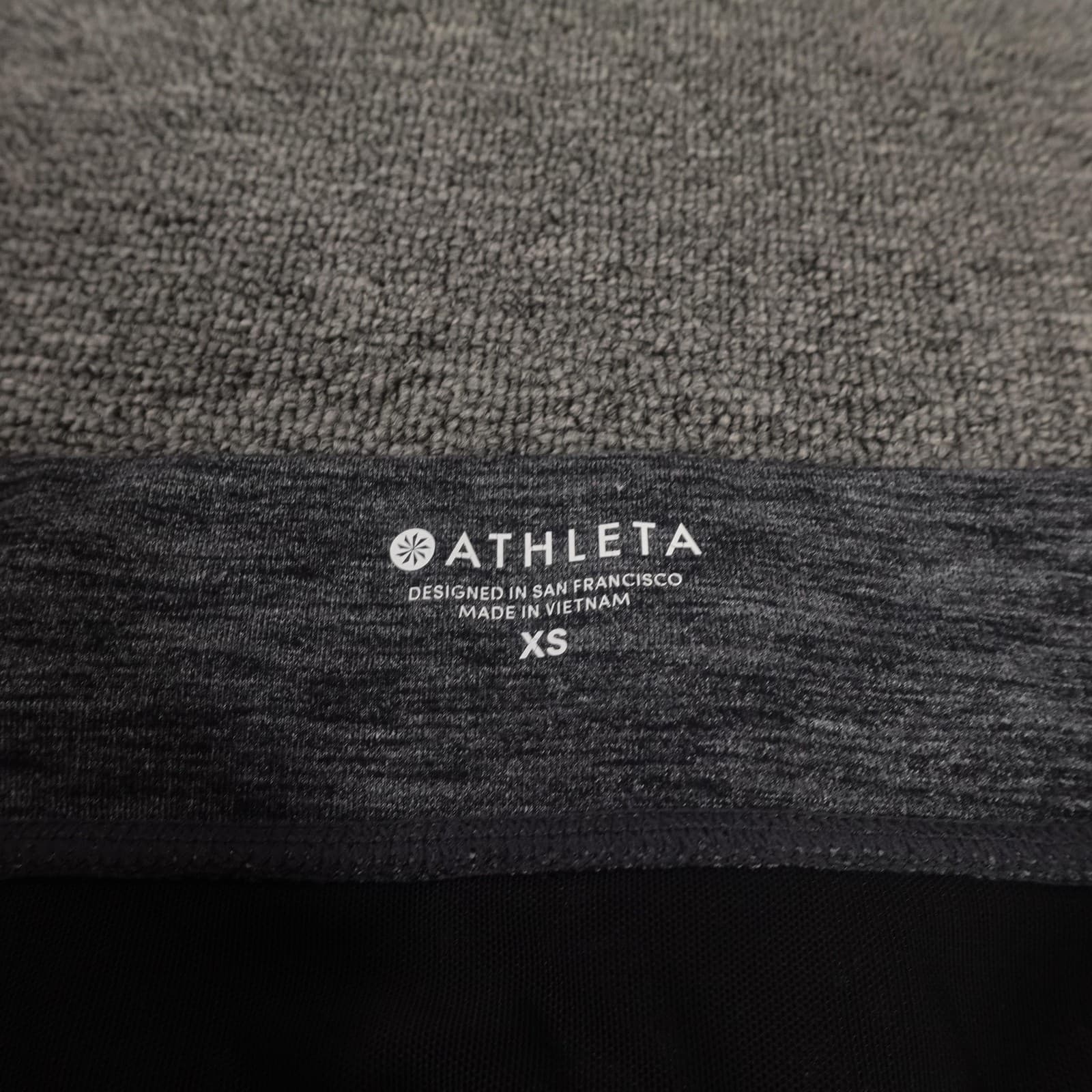 Athleta Jogger Pants Womens XS Gray Knit Ankle Zip Pockets Athletic Yoga - Thumbnail 4