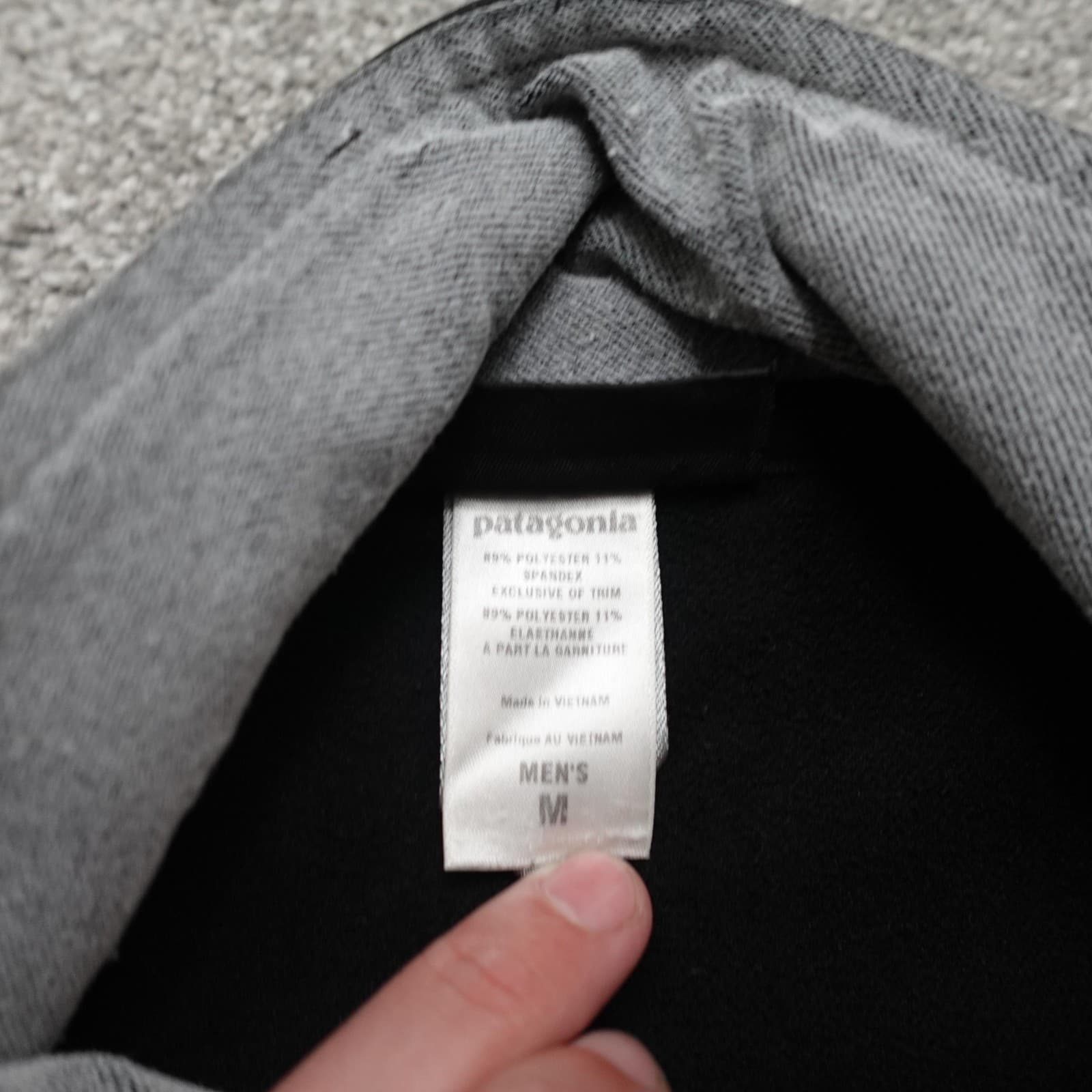 Patagonia Jacket Mens Medium Black Softshell Full Zip Stretch Outdoor Hiking - Thumbnail 4