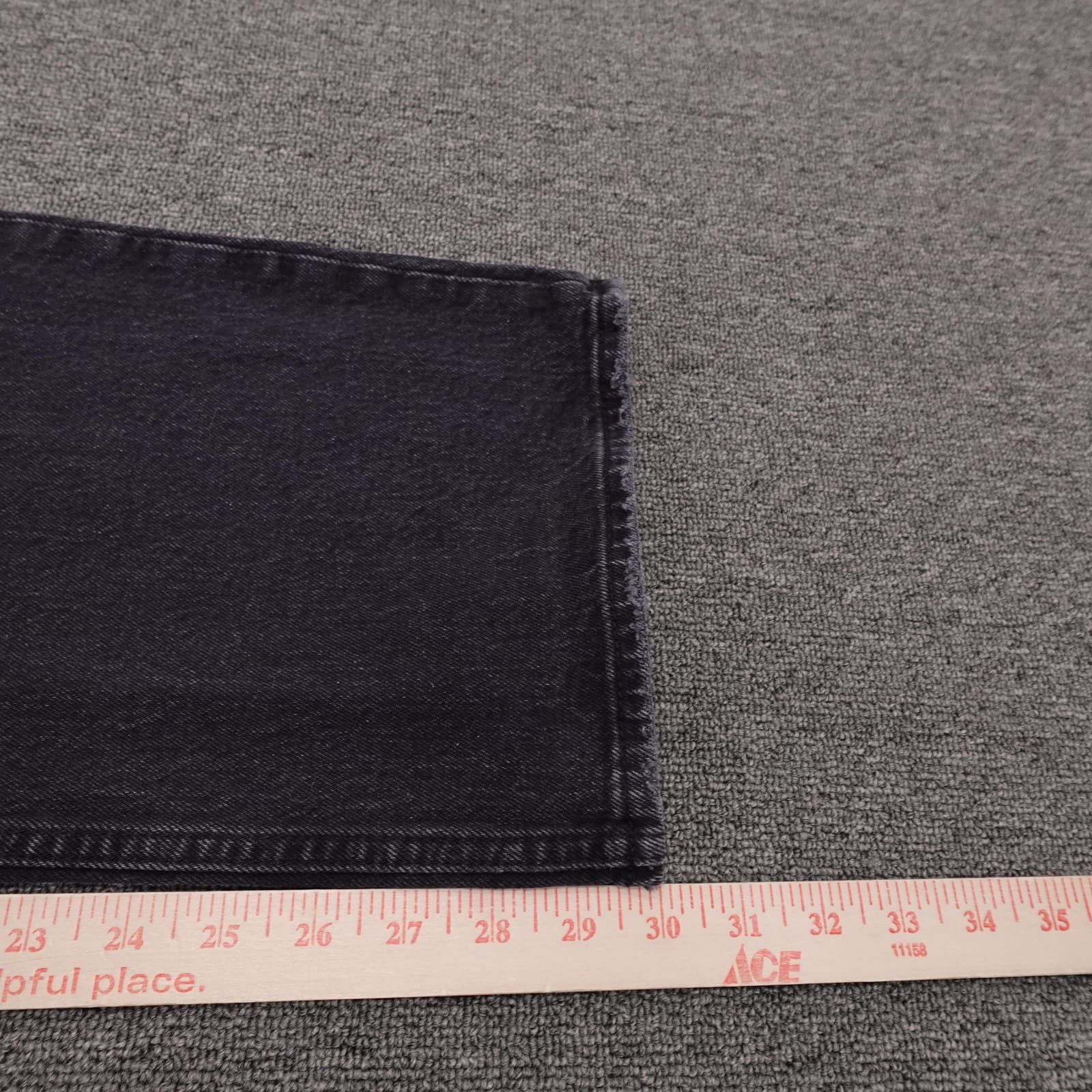 Abercrombie & Fitch The Baggy Jeans Womens 4R 27 Black Low Rise Wide Leg 27x30 - Thumbnail 9