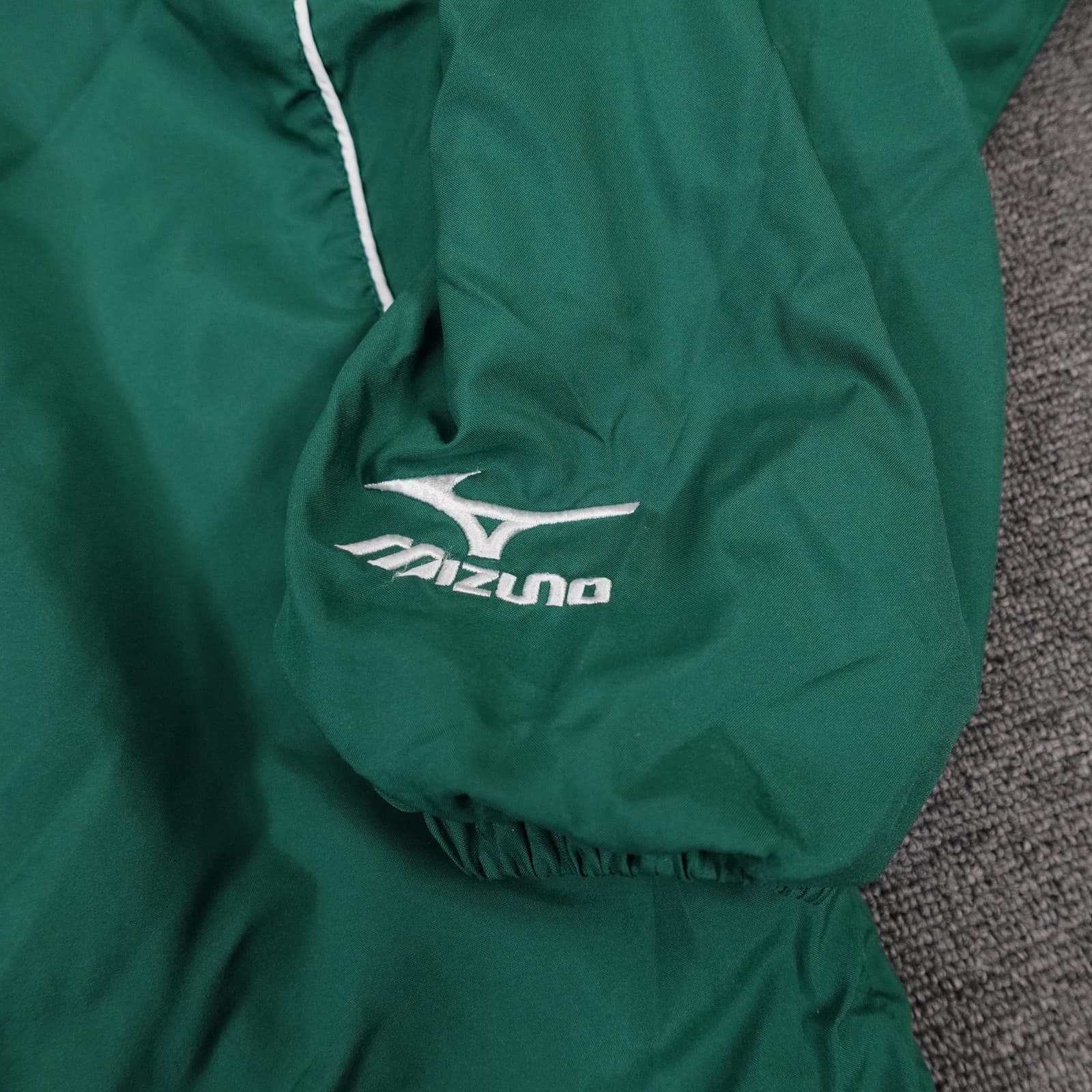 Miami Hurricanes Jacket Medium Green Baseball Mizuno Quarter Zip Pullover - Thumbnail 2
