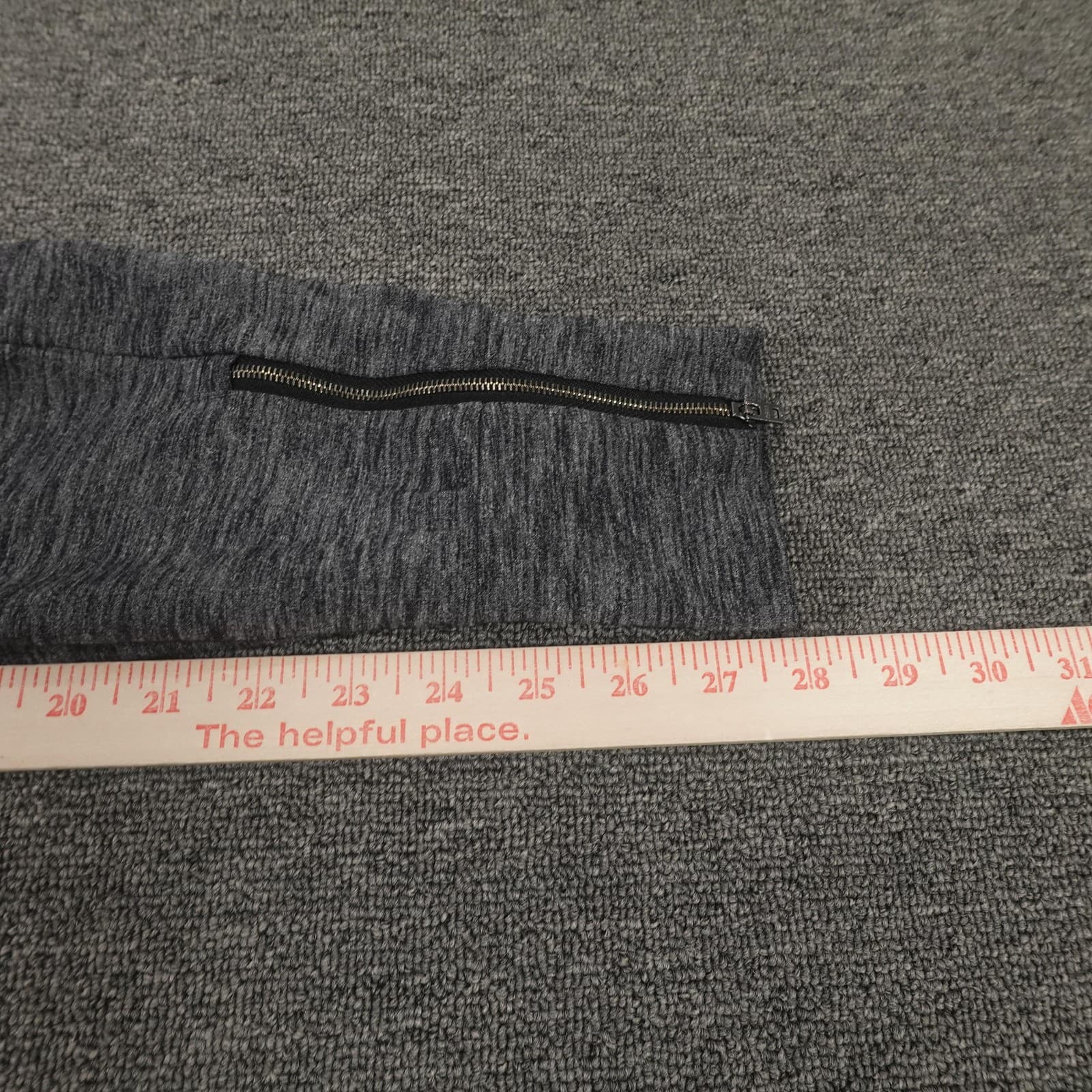 Athleta Jogger Pants Womens XS Gray Knit Ankle Zip Pockets Athletic Yoga - Thumbnail 10
