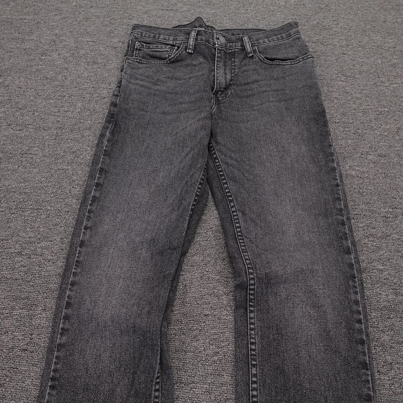 Levi's 511 Jeans Mens 31x32 Gray Dark Wash Slim Fit Stretch Denim Pants 5 Pocket - Thumbnail 2