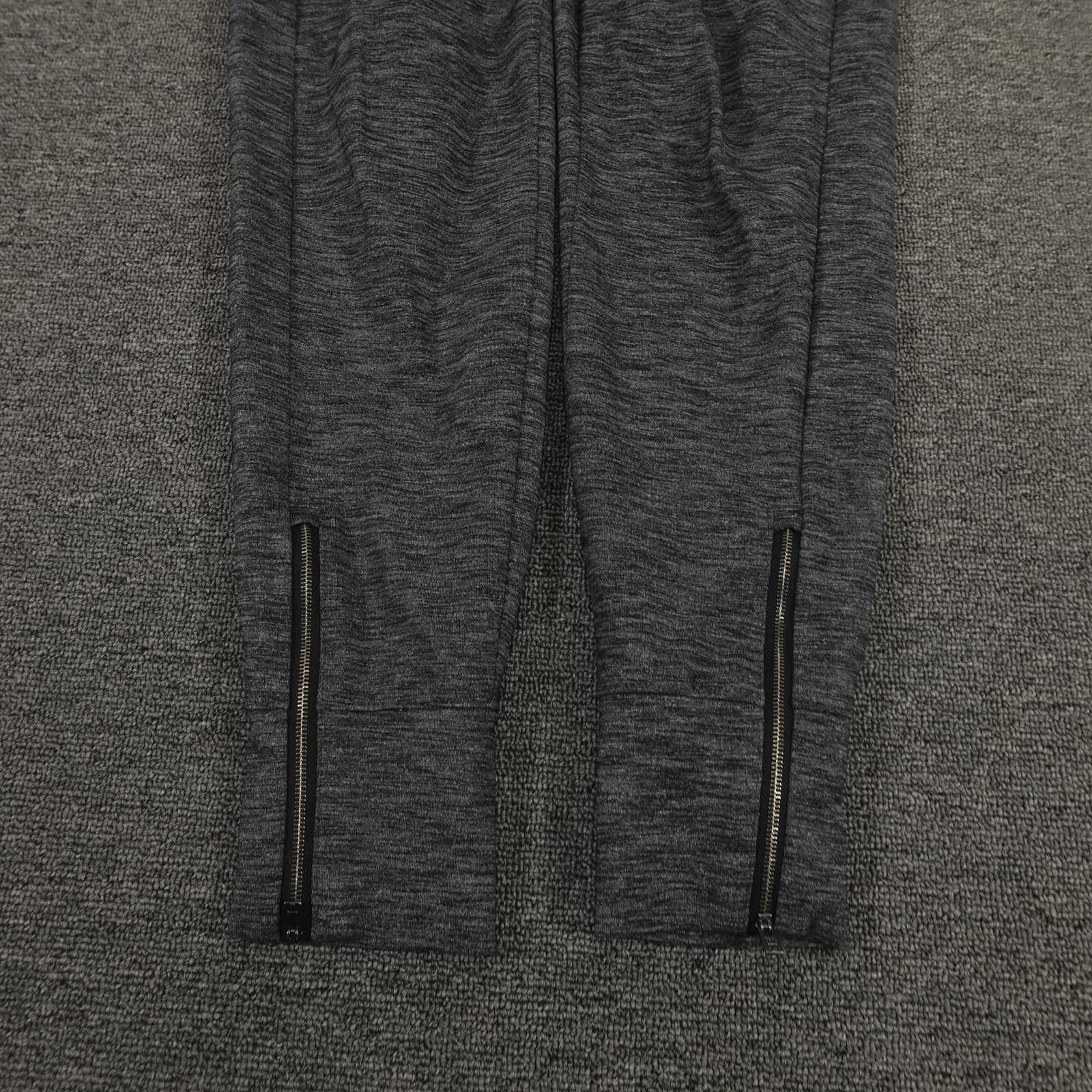 Athleta Jogger Pants Womens XS Gray Knit Ankle Zip Pockets Athletic Yoga - Thumbnail 2