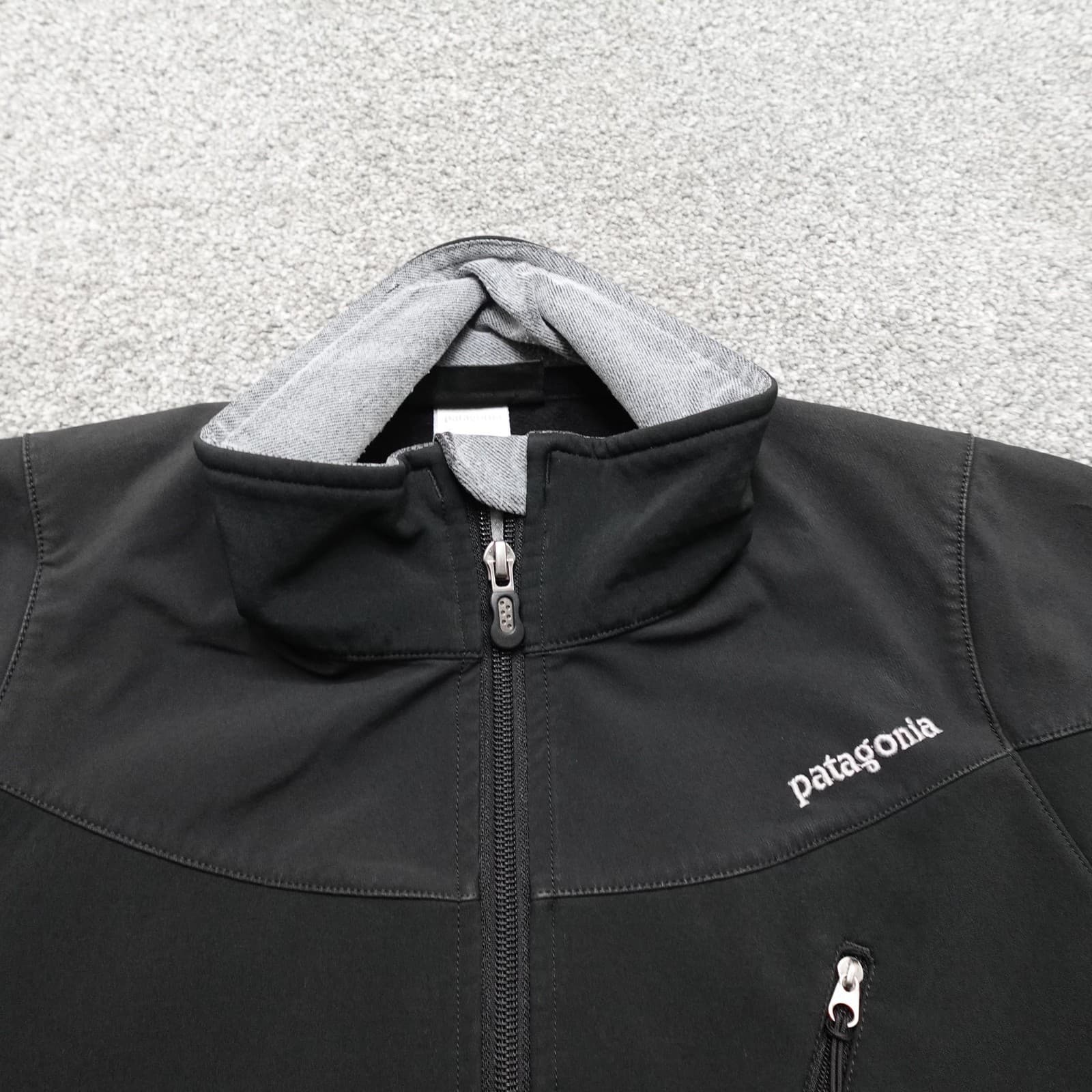 Patagonia Jacket Mens Medium Black Softshell Full Zip Stretch Outdoor Hiking - Thumbnail 3