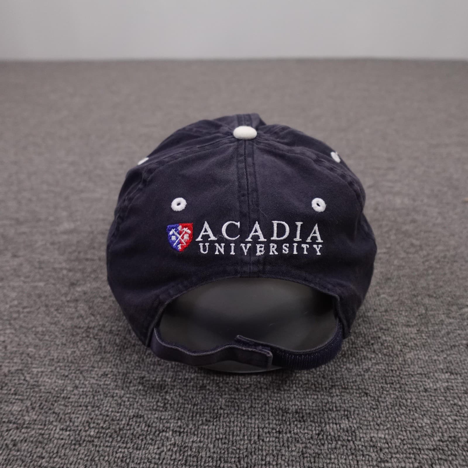 Acadia University Hat Cap Strap Back Mens One Size Blue Dad Baseball - Thumbnail 4