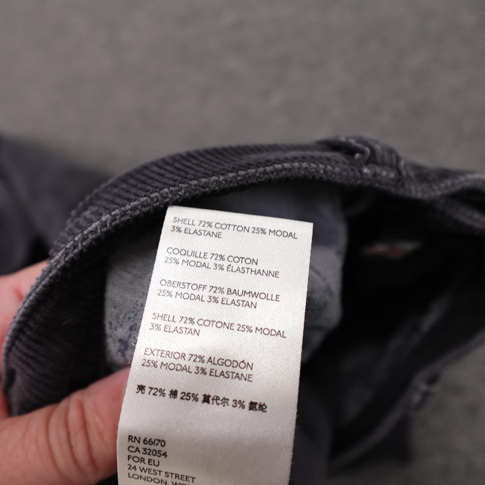Pilcro Anthropologie Pants Womens 29 Gray Corduroy High Rise Bootcut - Thumbnail 8