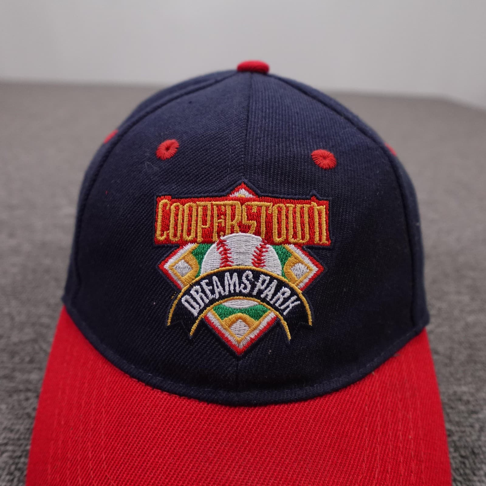 Cooperstown Dreams Park Hat Cap Strap Back Mens One Size Blue Baseball Authentic - Thumbnail 2