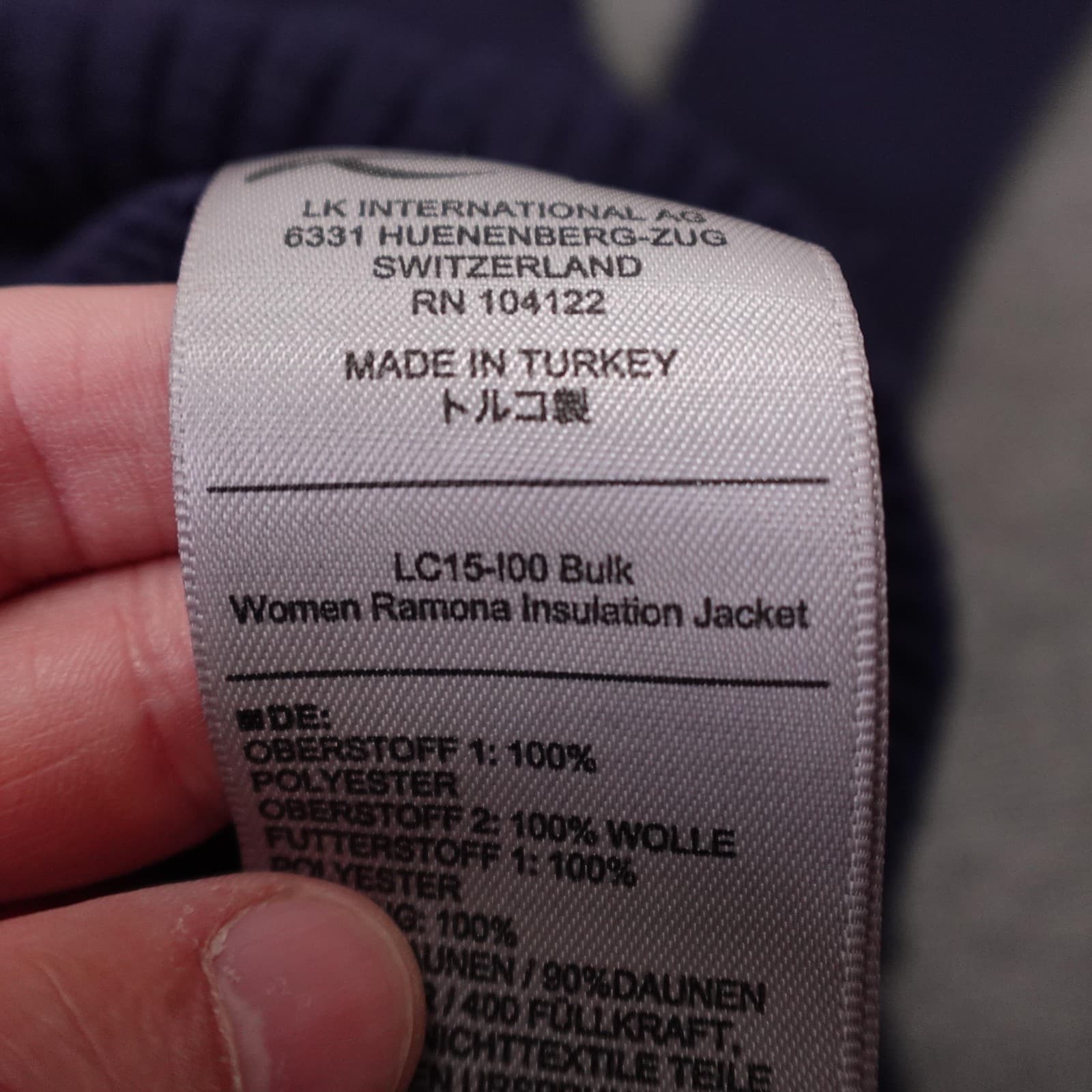 KJUS Ramona Insulation Jacket Womens Medium Blue Down Puffer Knit Full Zip - Thumbnail 8